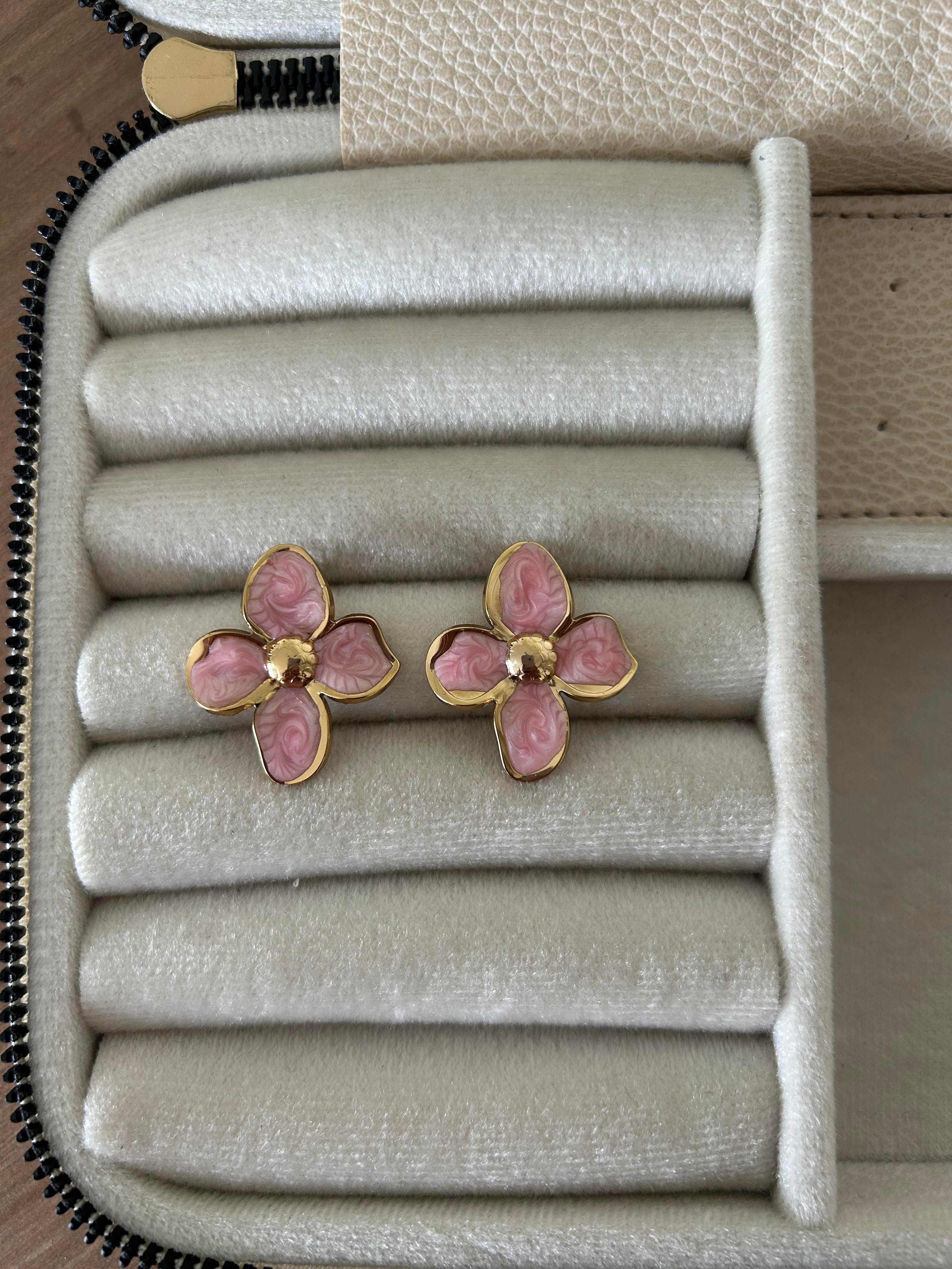 Çiçek model Çelik  pembe 