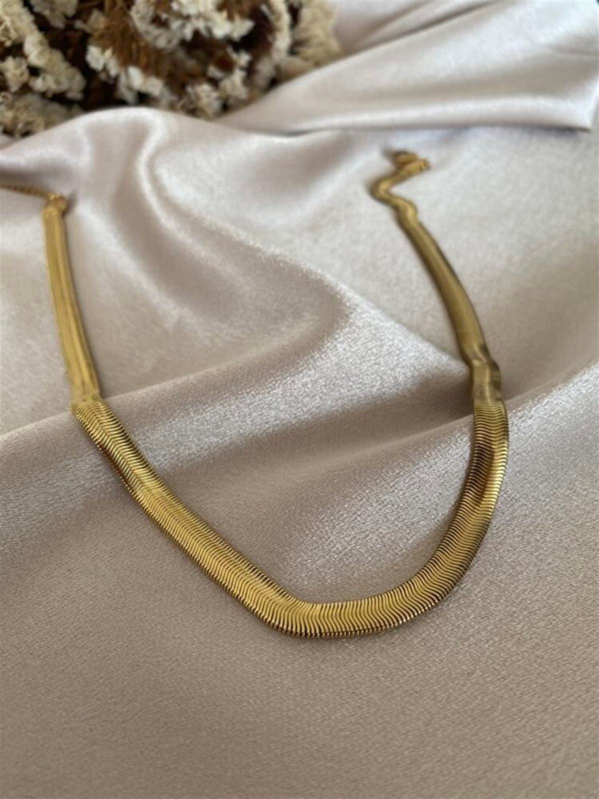 Kalın İtalyan model kolye