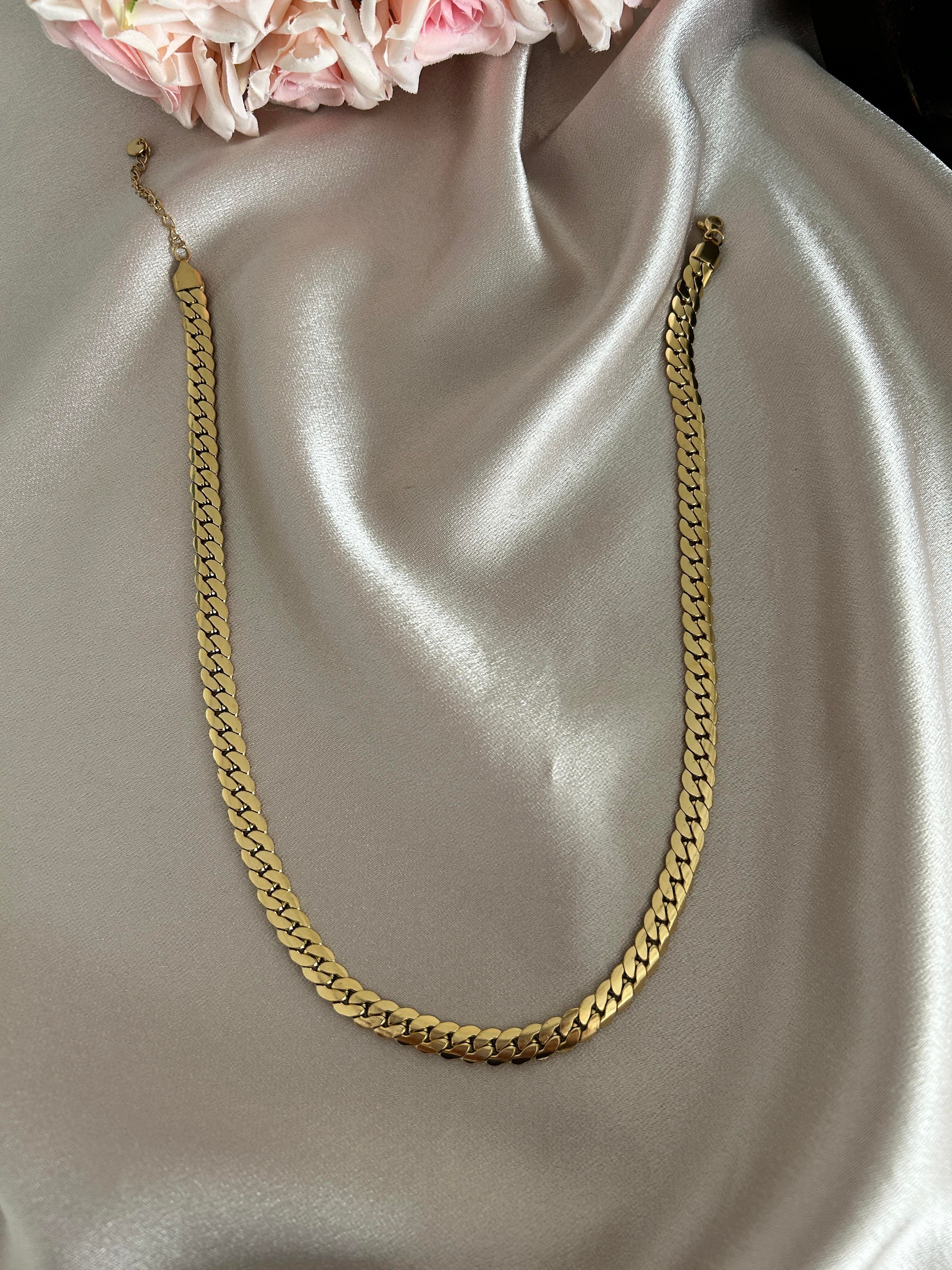 Örgü ezme kalın model kolye