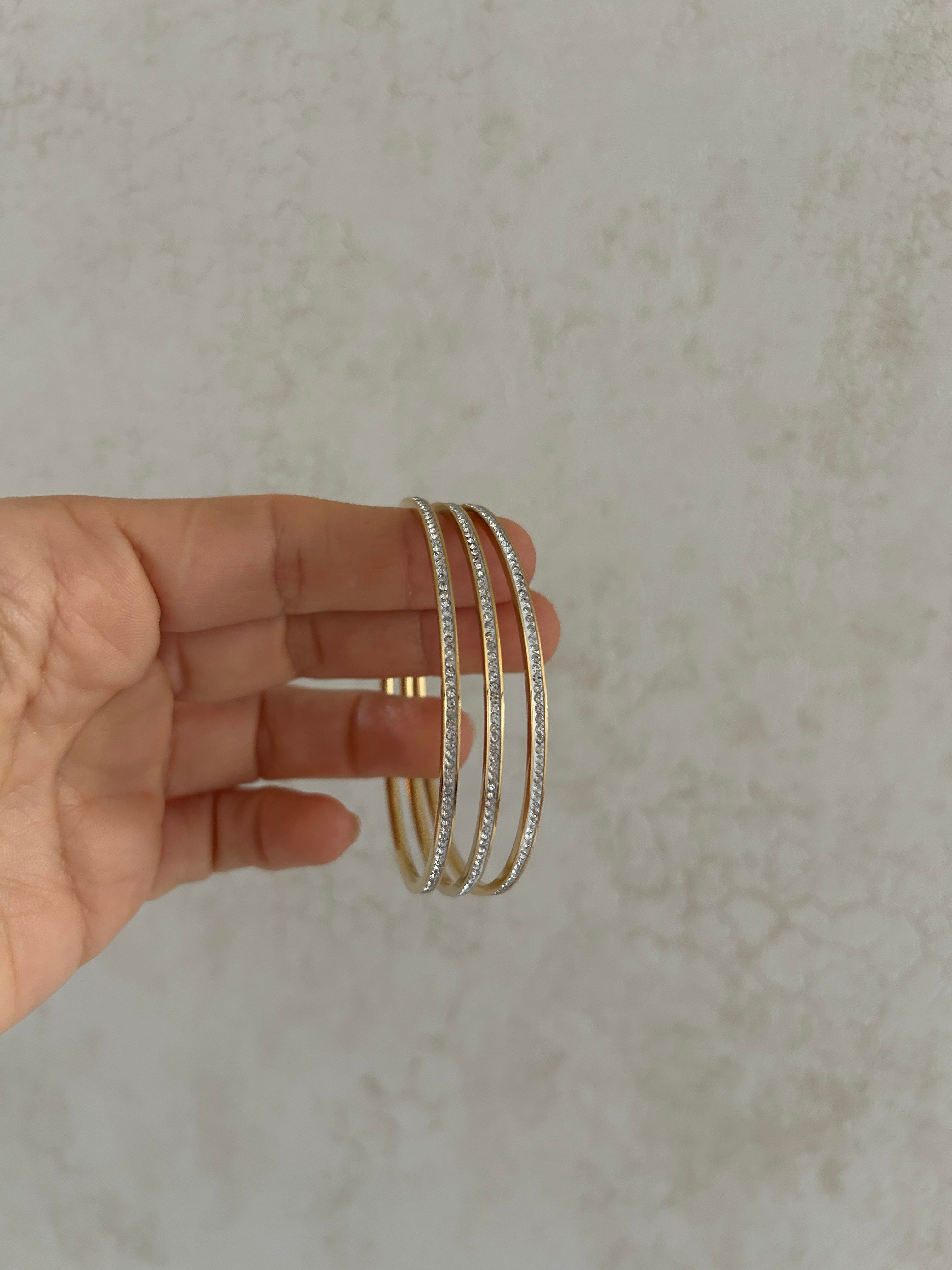 Taşlı Ajda bilezik bebe boy