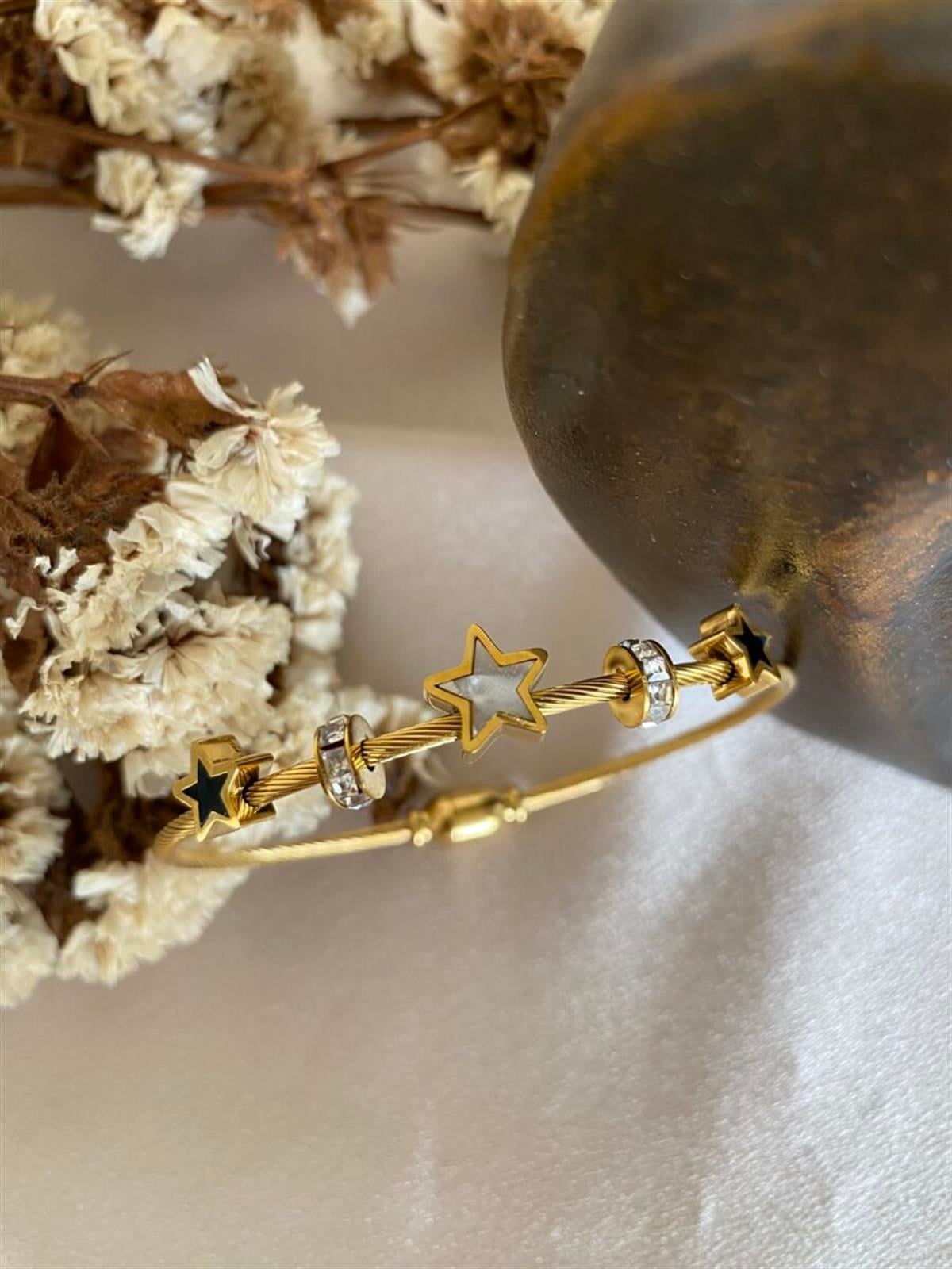 Yıldız model taşlı pandora