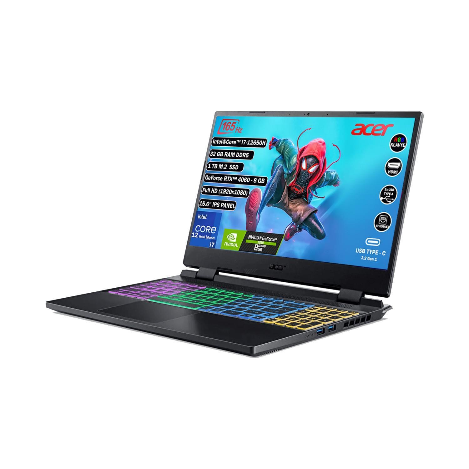 Acer Nitro 5 Intel Core i5-12450H 16GB 512GB SSD 6GB RTX4050 Linux 15.6