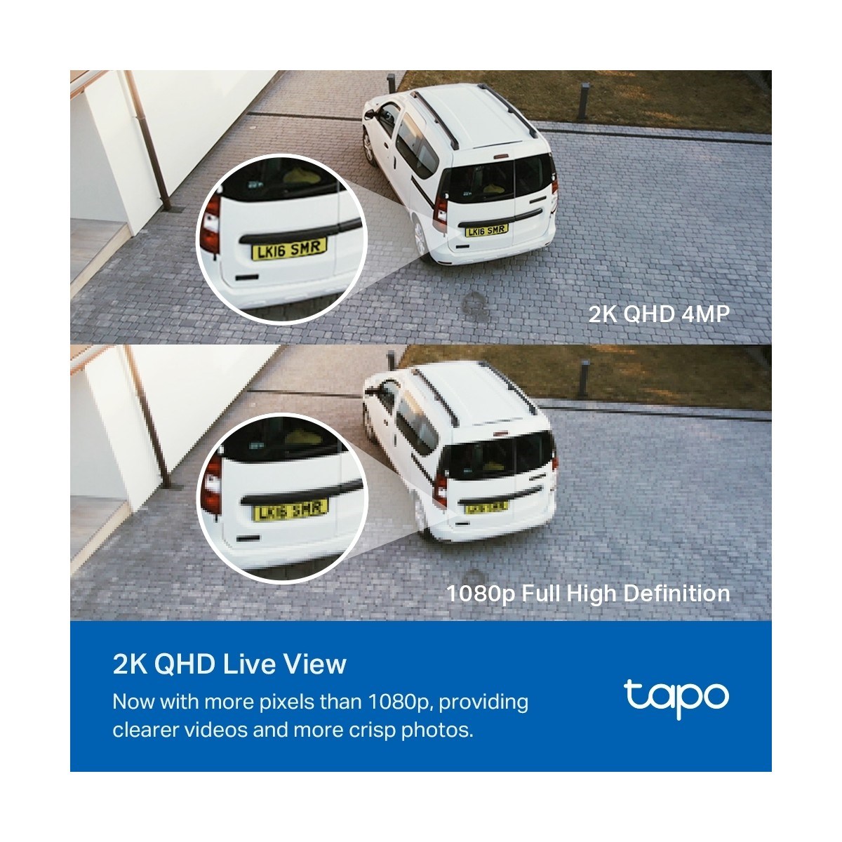 TP-LİNK Tapo C720 | Akıllı Projektör Kamerası | 2K QHD | 2800 Lumen | Hareketle Aktifleşen Projektör | Yapay Zeka Desteği | IP65 Su Geçirmez | Yerel ve Bulut Depolama