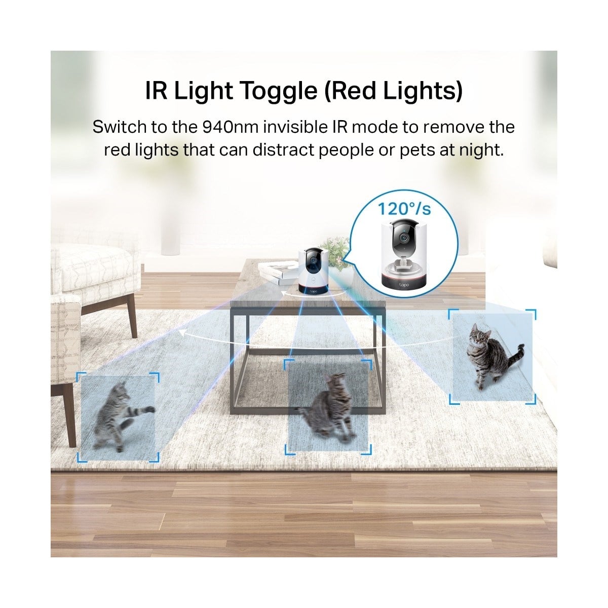 TP-LİNK Tapo C225 | Wi-Fi Güvenlik Kamerası | 2K 4MP QHD | AI Hareket Tespiti/Takibi | 360° Görüş | Renkli Gece Görüşü | Çift Yönlü Ses |Bulut/Yerel Depolama | Bebek Ağlaması/İnsan/Hayvan/Araç Tespiti