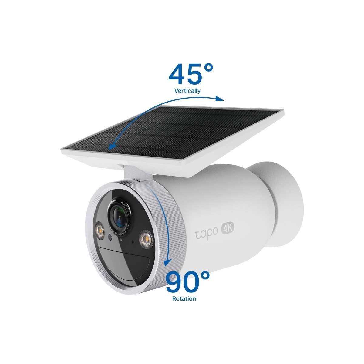 TP-LİNK Tapo C465 | 4K 8mp Ultra Hd Güneş Panelli Kablosuz Kamera | Dahili Solar Panel | 180 Gün Pil Ömrü | Hırsızlık Korumalı | Dual-Band Wi-Fi | Aı Kişi/araç Algılama | IP65 | Bulut/sd Kart Depolama