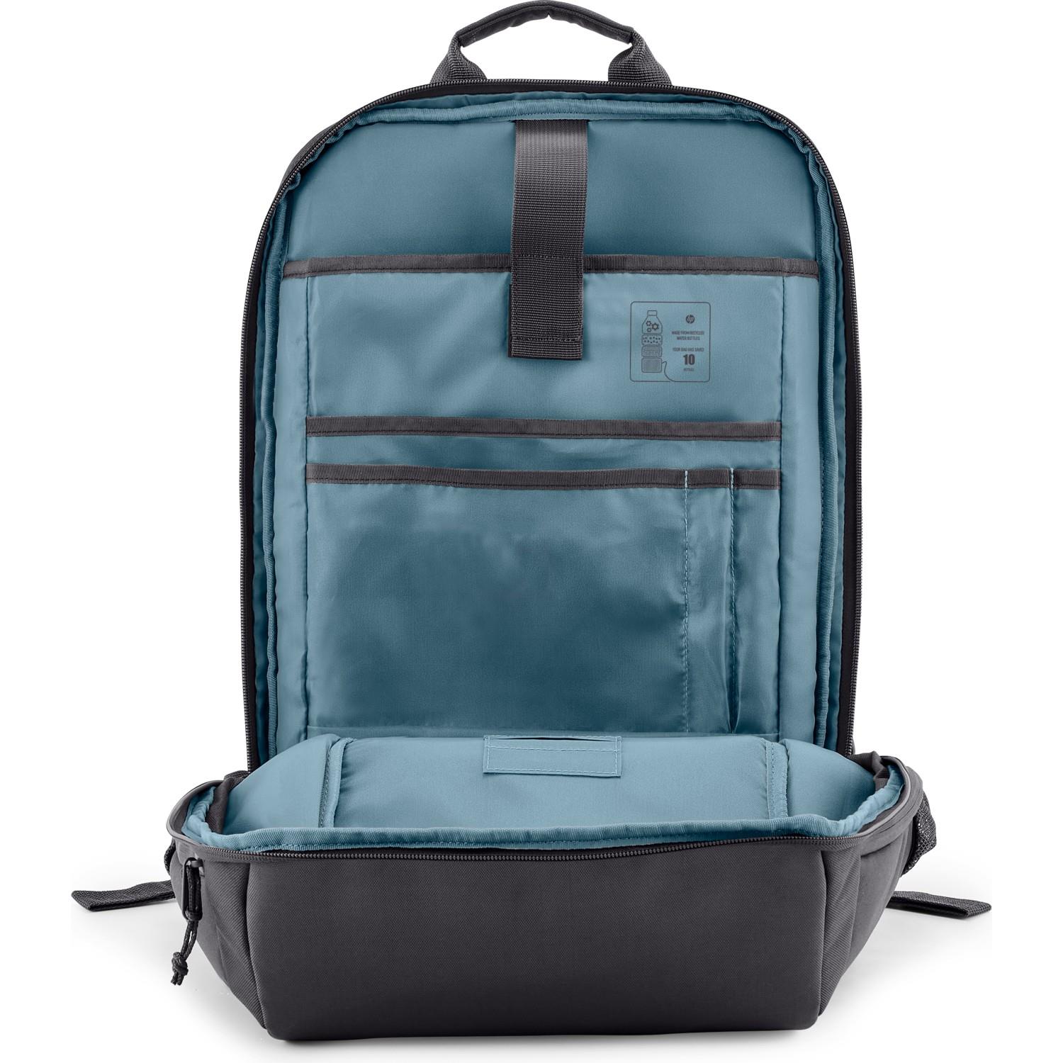 HP Travel 18L Expandable 15.6 Laptop Backpack - Iron Grey 6B8U6AA