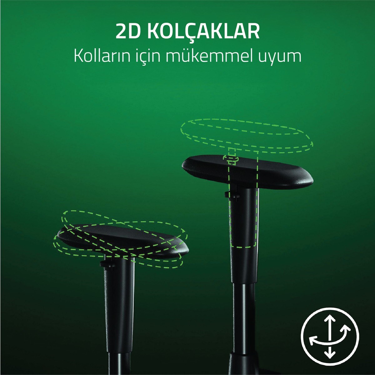 RAZER İskur V2 X Açık Gri Oyuncu Koltuğu RZ38-05310200-R3G1