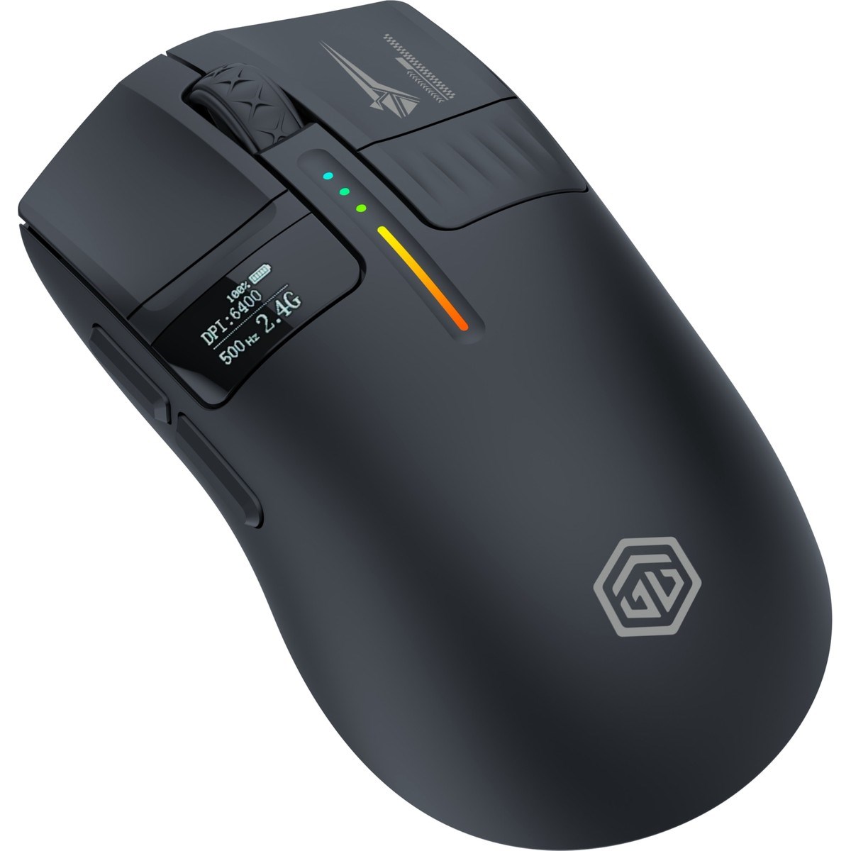 GAMEBOOSTER Sway Rgb 24000DPI OLED Triple Mode Siyah Gaming Mouse