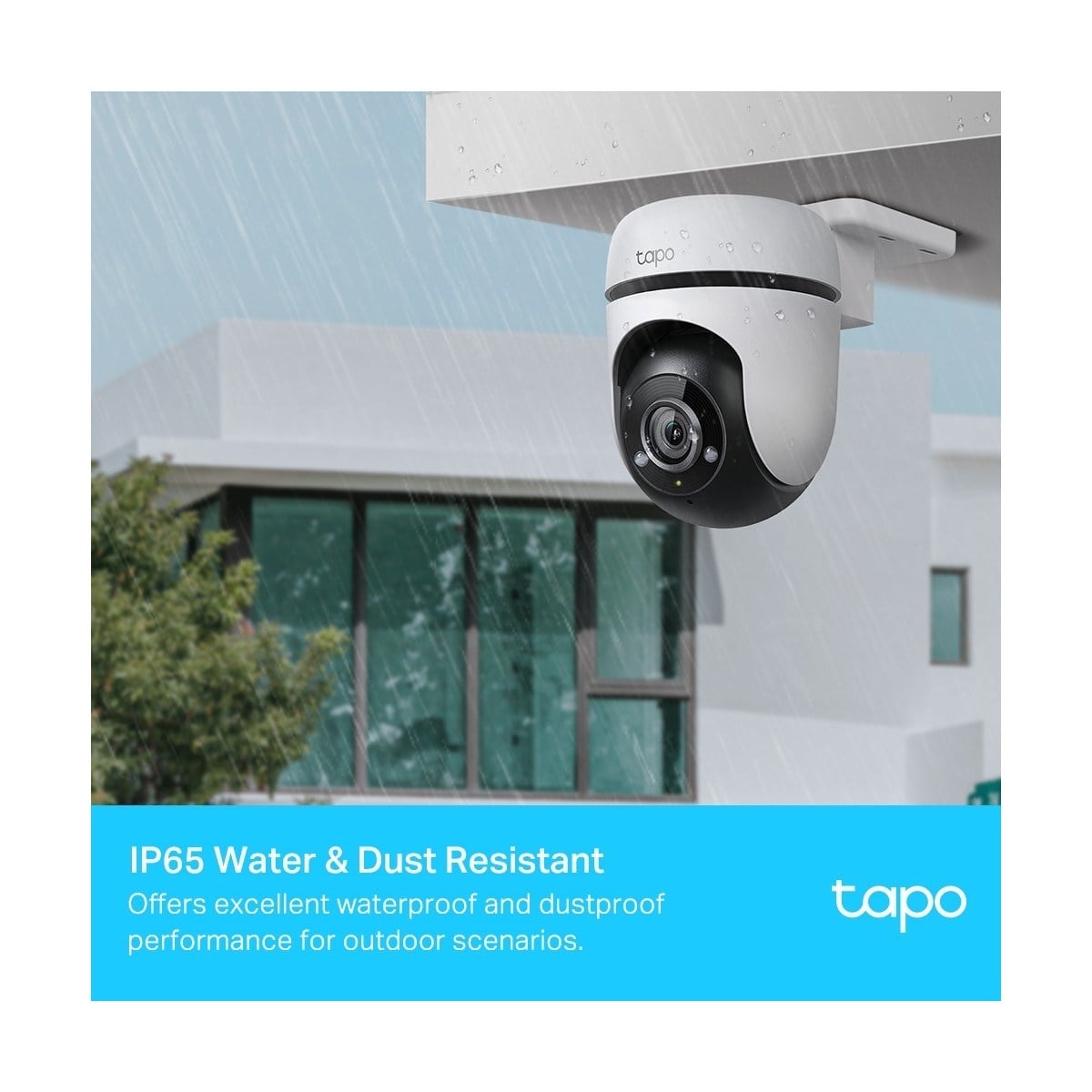 TP-LİNK Tapo C500 | Dış Mekan Wi-Fi Güvenlik Kamerası | 1080P Full HD | Hareket Tespit/Takip | 360° Görüş | IP65 Su Geçirmez | Gece Görüşü | Çift Yönlü Ses | Bulut/Yerel Depolama | Sesli/Işıklı Alarm