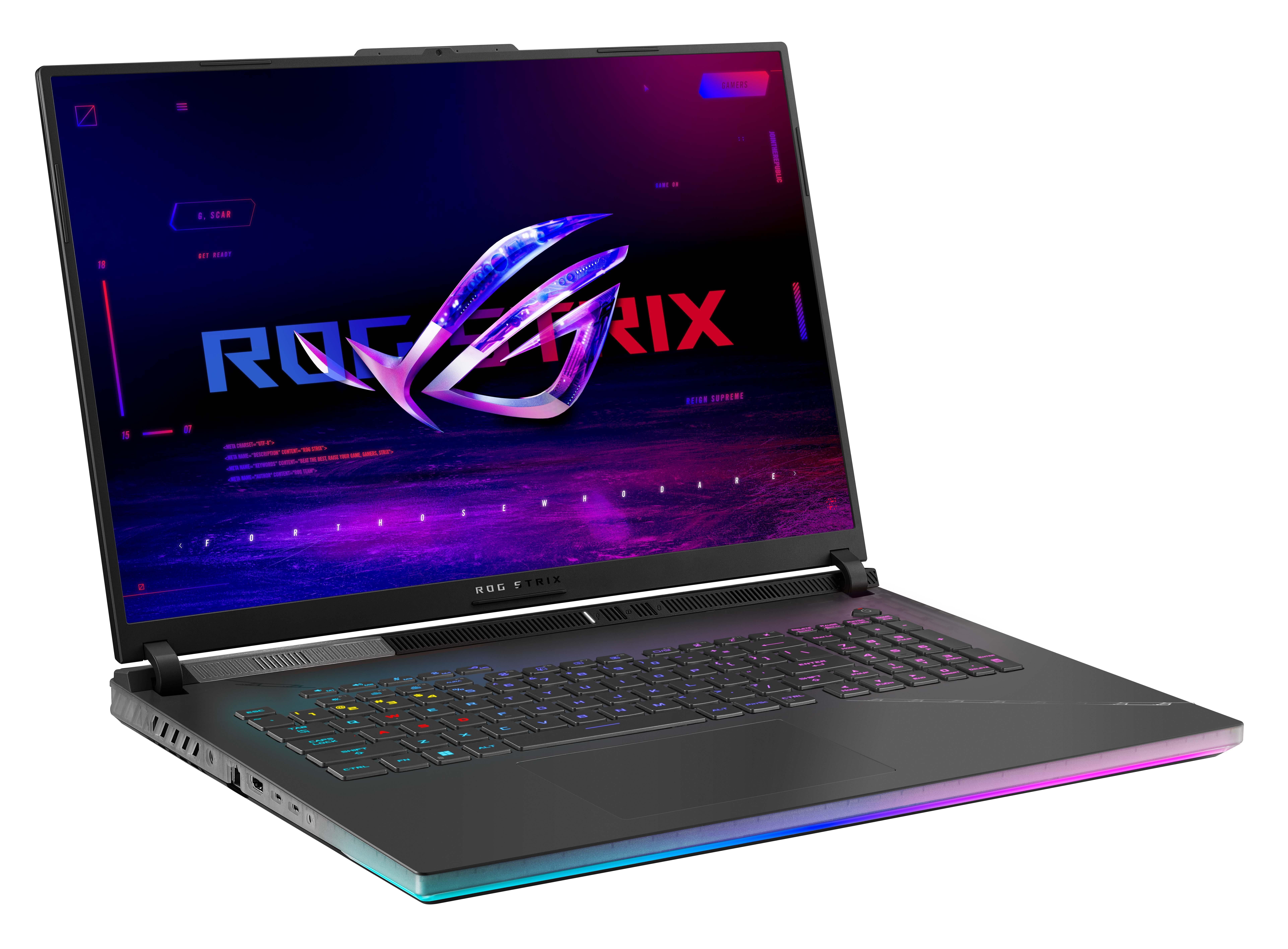 Asus Rog Strix Scar 18 G834JYR-N6124 Gaming Intel Core I9 14900HX 64 GB 2 TB SSD RTX 4090-175Watt Freedos 18