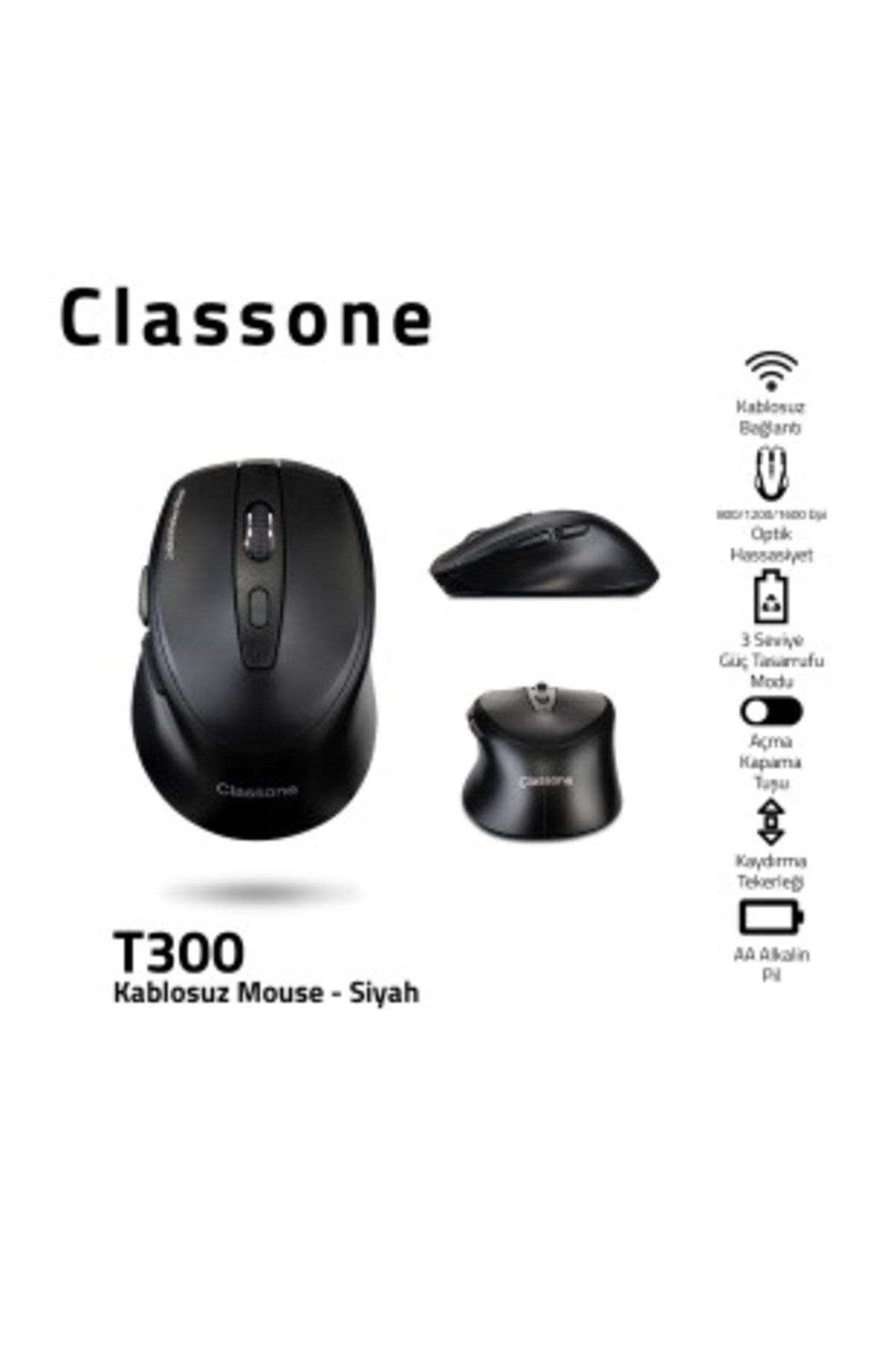 T300 2.4 Ghz Wireless Kablosuz Mouse