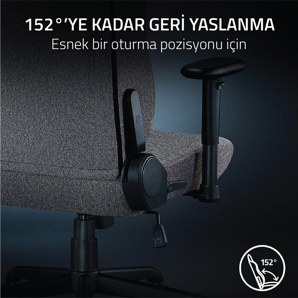 RAZER İskur V2 X Açık Gri Oyuncu Koltuğu RZ38-05310200-R3G1