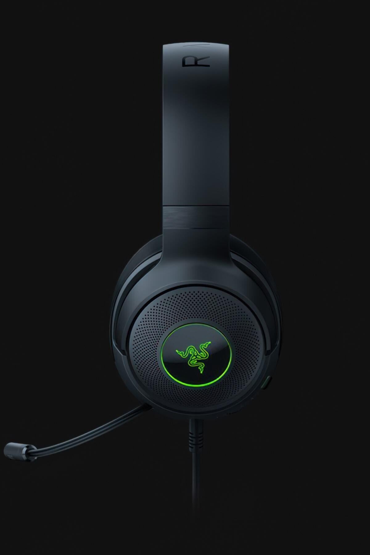 Razer Kraken V3 X Usb 7.1 Surround Kablolu Mikrofonlu Kulak Üstü Esports Gaming Oyuncu Kulaklığı RZ04-03750300-R3M1
