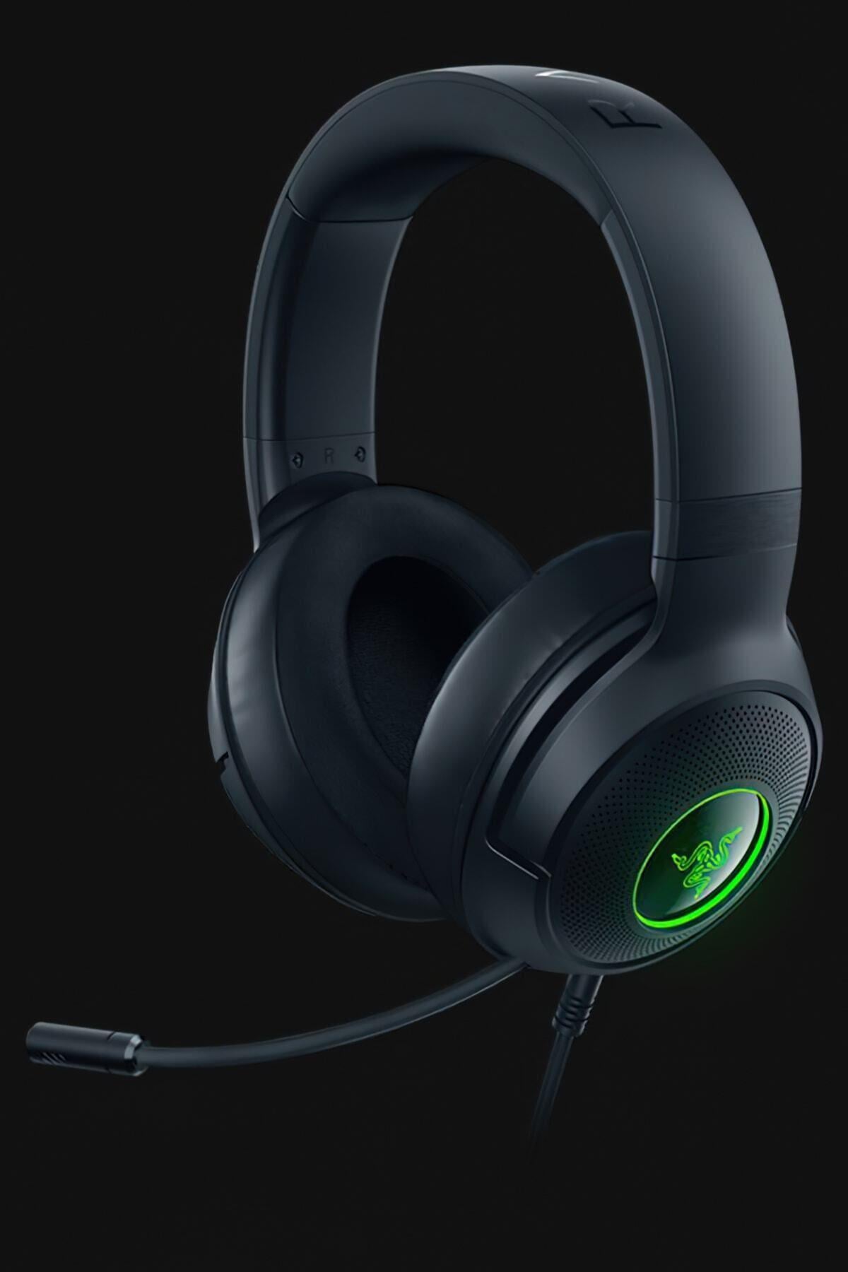 Razer Kraken V3 X Usb 7.1 Surround Kablolu Mikrofonlu Kulak Üstü Esports Gaming Oyuncu Kulaklığı RZ04-03750300-R3M1