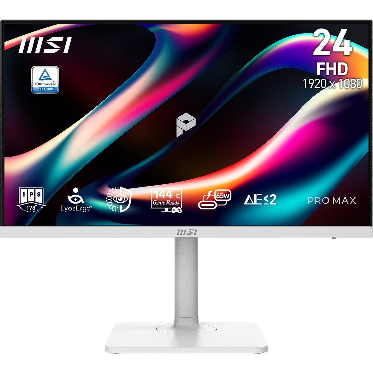 MSI 23.8 Pro Max 241PHW E14 1920 x 1080 (Fhd) 16:9 Flat IPS 144HZ 1ms (Mprt) Freesync Pıvot Beyaz Monıtor