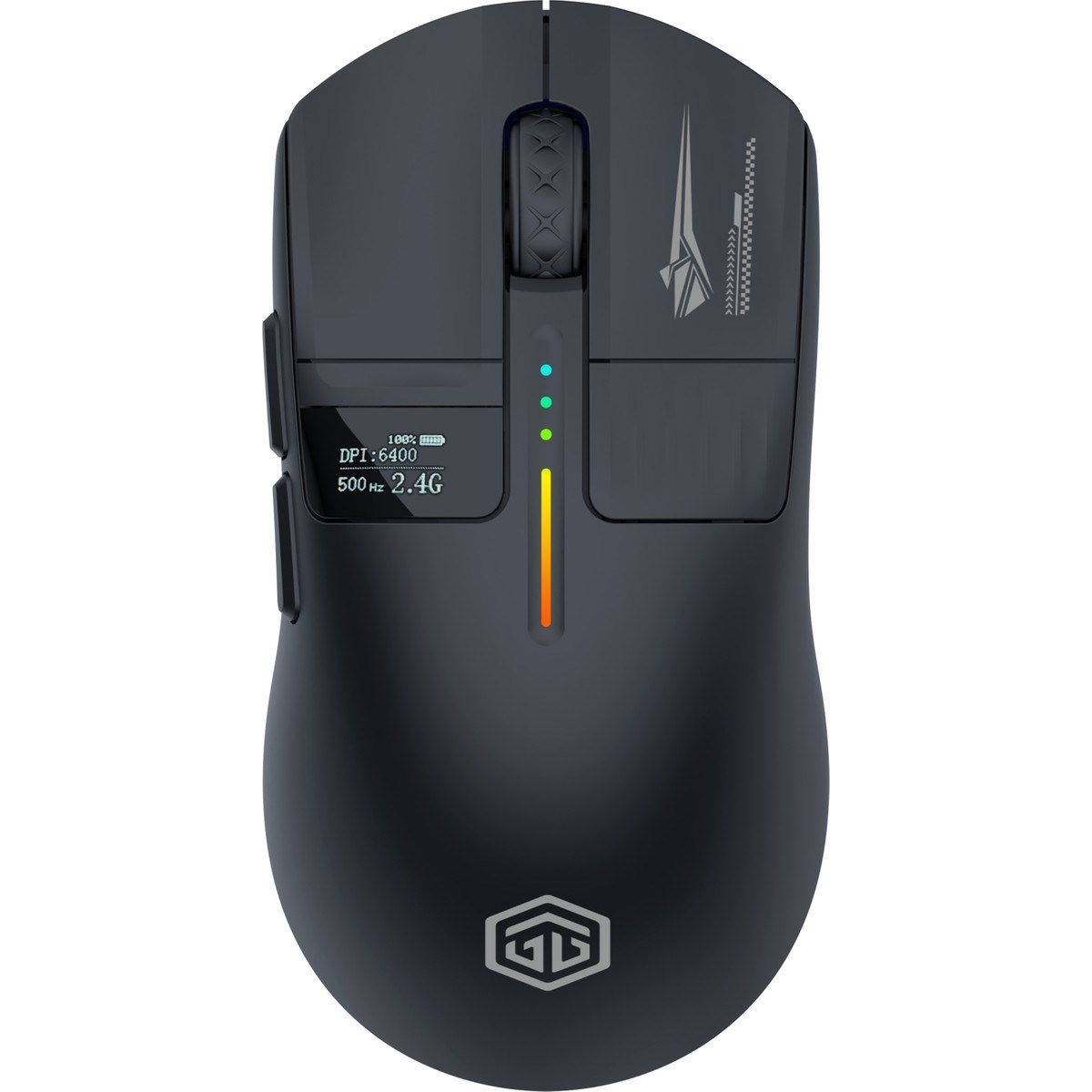 GAMEBOOSTER Sway Rgb 24000DPI OLED Triple Mode Siyah Gaming Mouse
