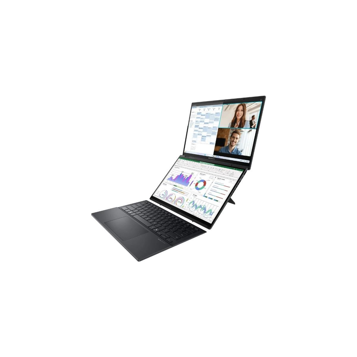 Zenbook Duo UX8406 UX8406CA-PZ210W Intel Ultra 9 285H 32GB Ram 2tb SSD 14 Inç OLED 120Hz Dokunmatik Windows 11 Taşınabilir Bilgisayar