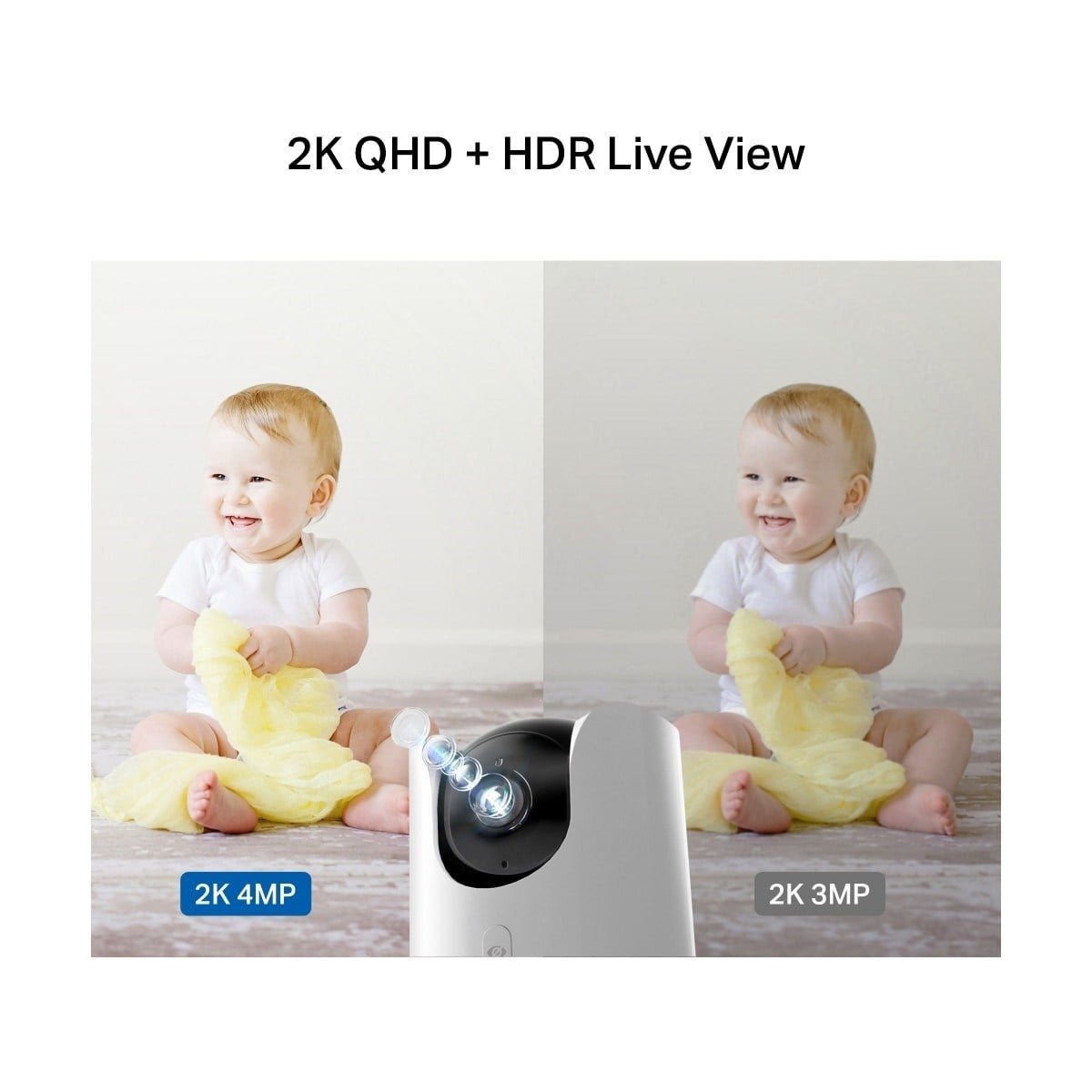 TP-LİNK Tapo C225 | Wi-Fi Güvenlik Kamerası | 2K 4MP QHD | AI Hareket Tespiti/Takibi | 360° Görüş | Renkli Gece Görüşü | Çift Yönlü Ses |Bulut/Yerel Depolama | Bebek Ağlaması/İnsan/Hayvan/Araç Tespiti