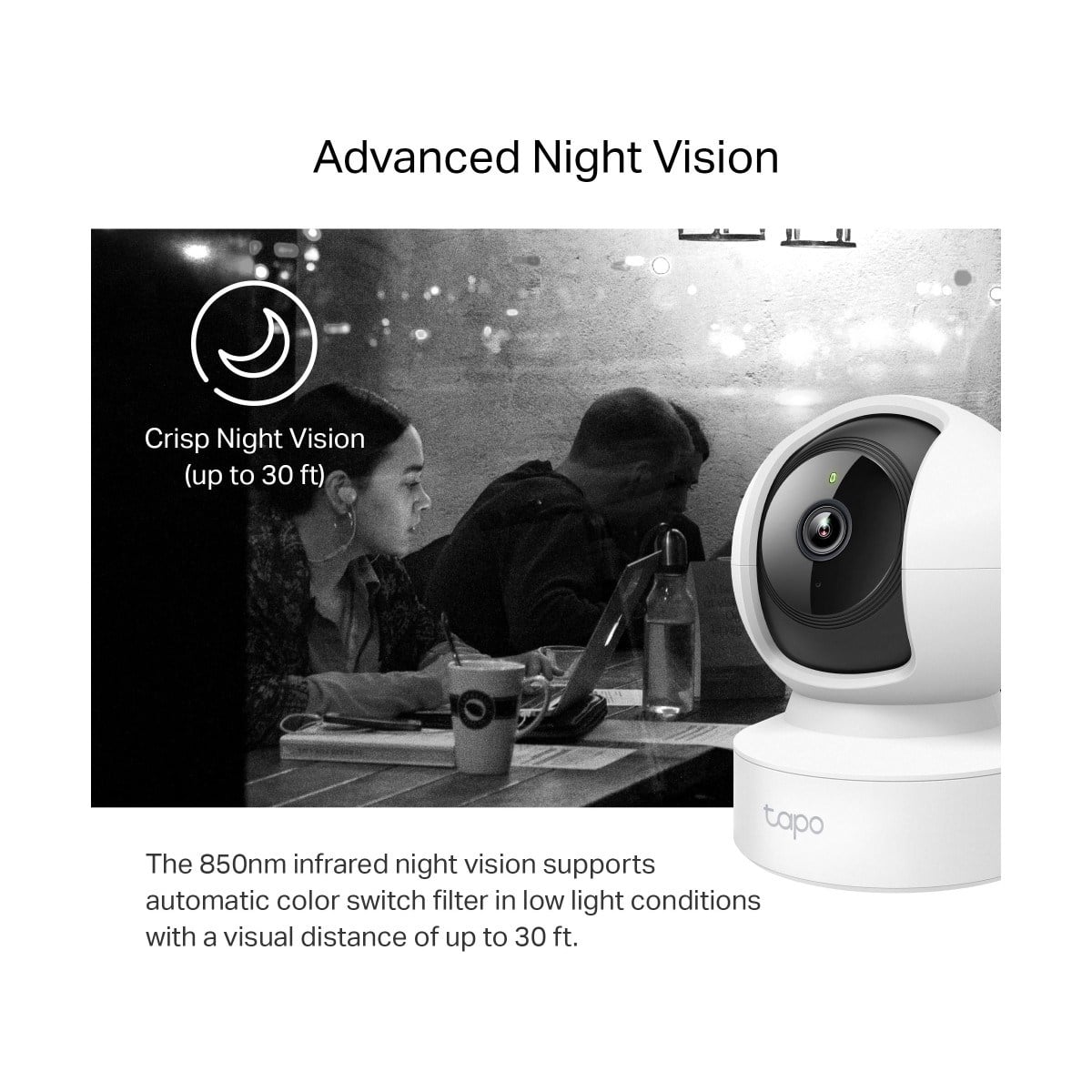 TP-LİNK Tapo C212 | 2K 3MP Ethernet Portlu Akıllı Kablosuz Güvenlik Kamerası | 360° | Gelişmiş Gece Görüşü | Hareket Algılama ve Anlık Bildirim | Çift Yönlü Ses | 512GB MicroSD Desteği
