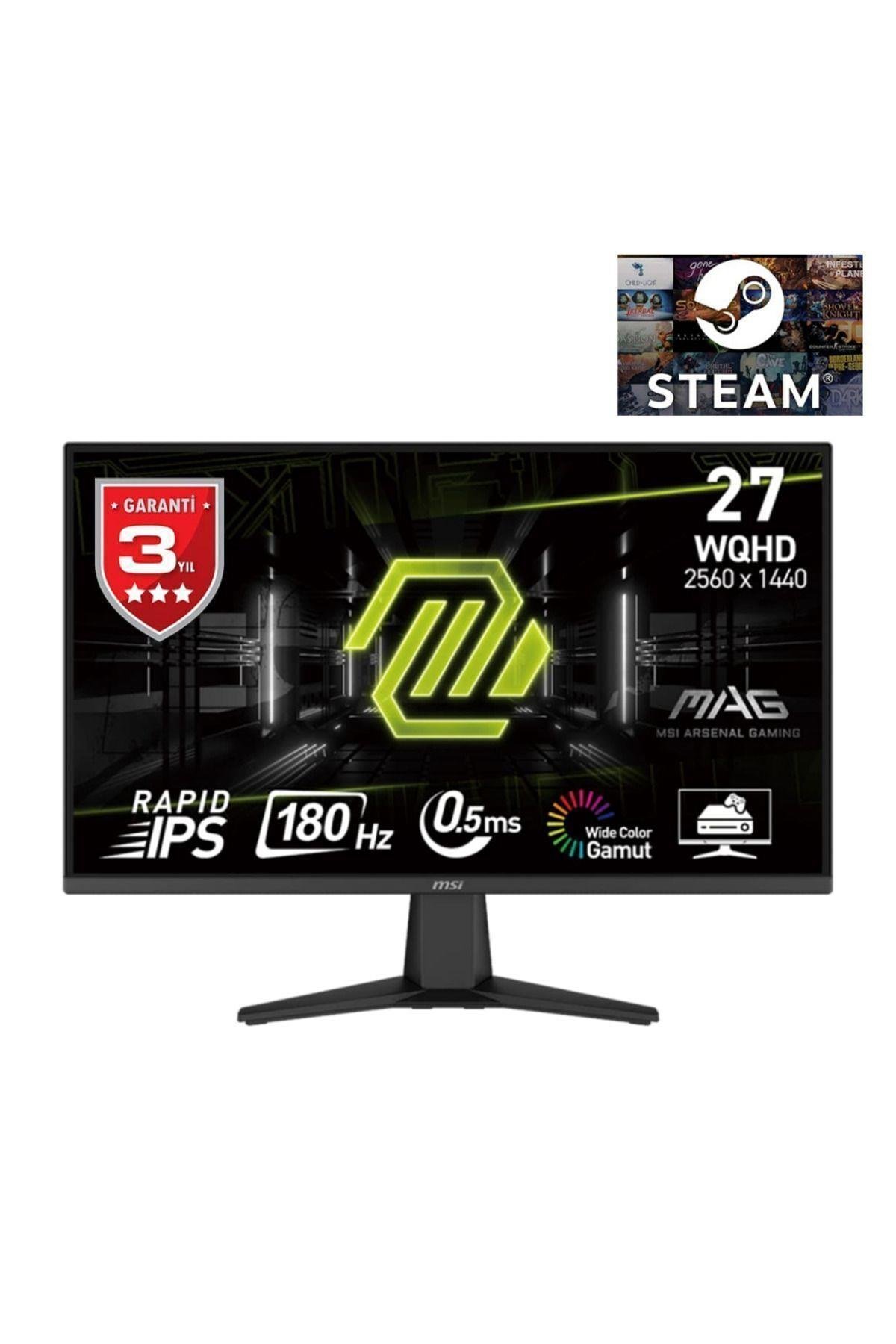 MAG 275QF 27 2560x1440 180Hz 0.5ms HDMI DP Adaptive Sync Gaming Monitör