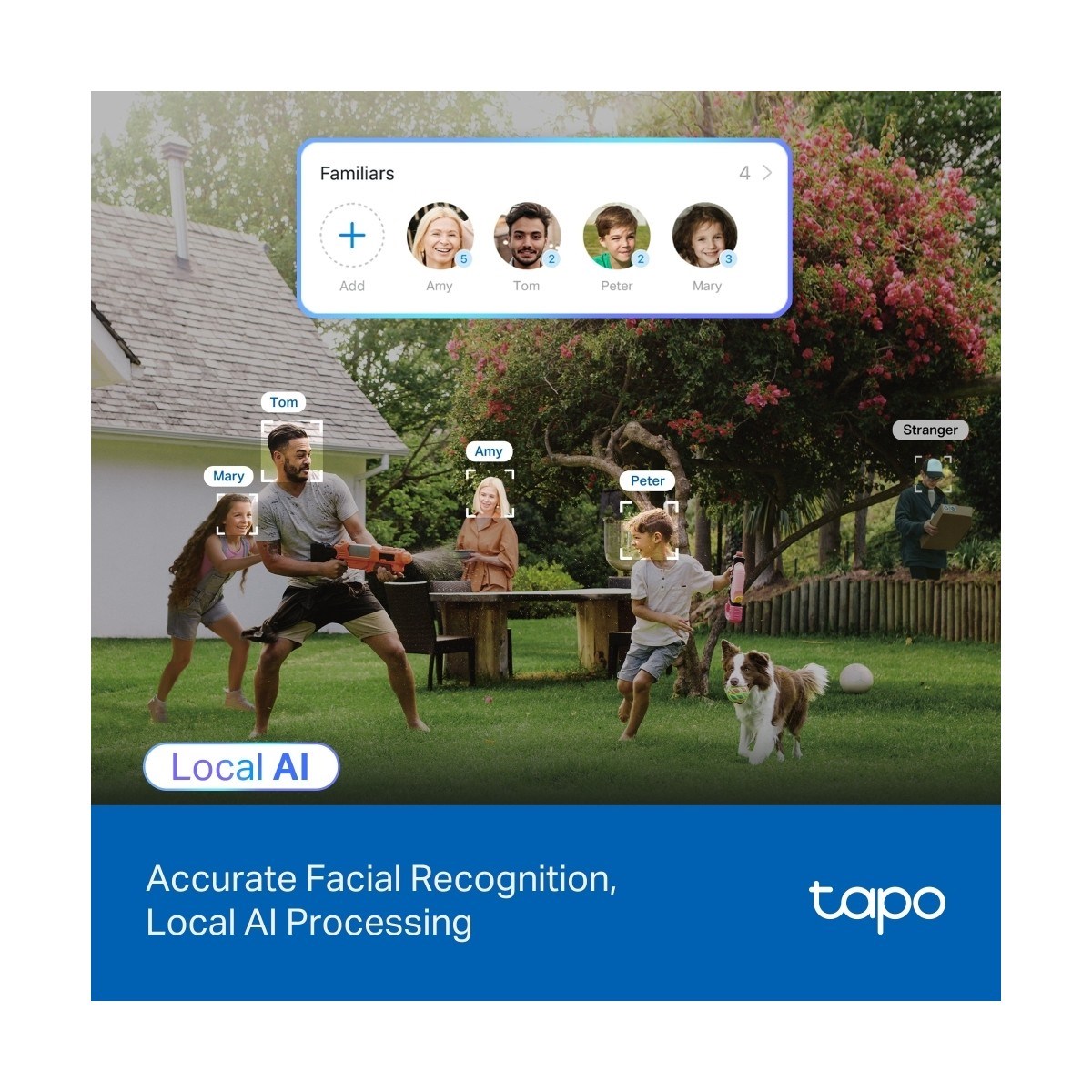 TP-LİNK Tapo C560WS | 4K 8mp Dış Mekan Wi-Fi 6 Güvenlik Kamerası | Yerel Yüz Tanıma | Aı Insan/evcil Hayvan/araç Algılama | Starlight Renkli Gece Görüşü | IP66 Su Geçirmez | Microsd & Bulut Depolama
