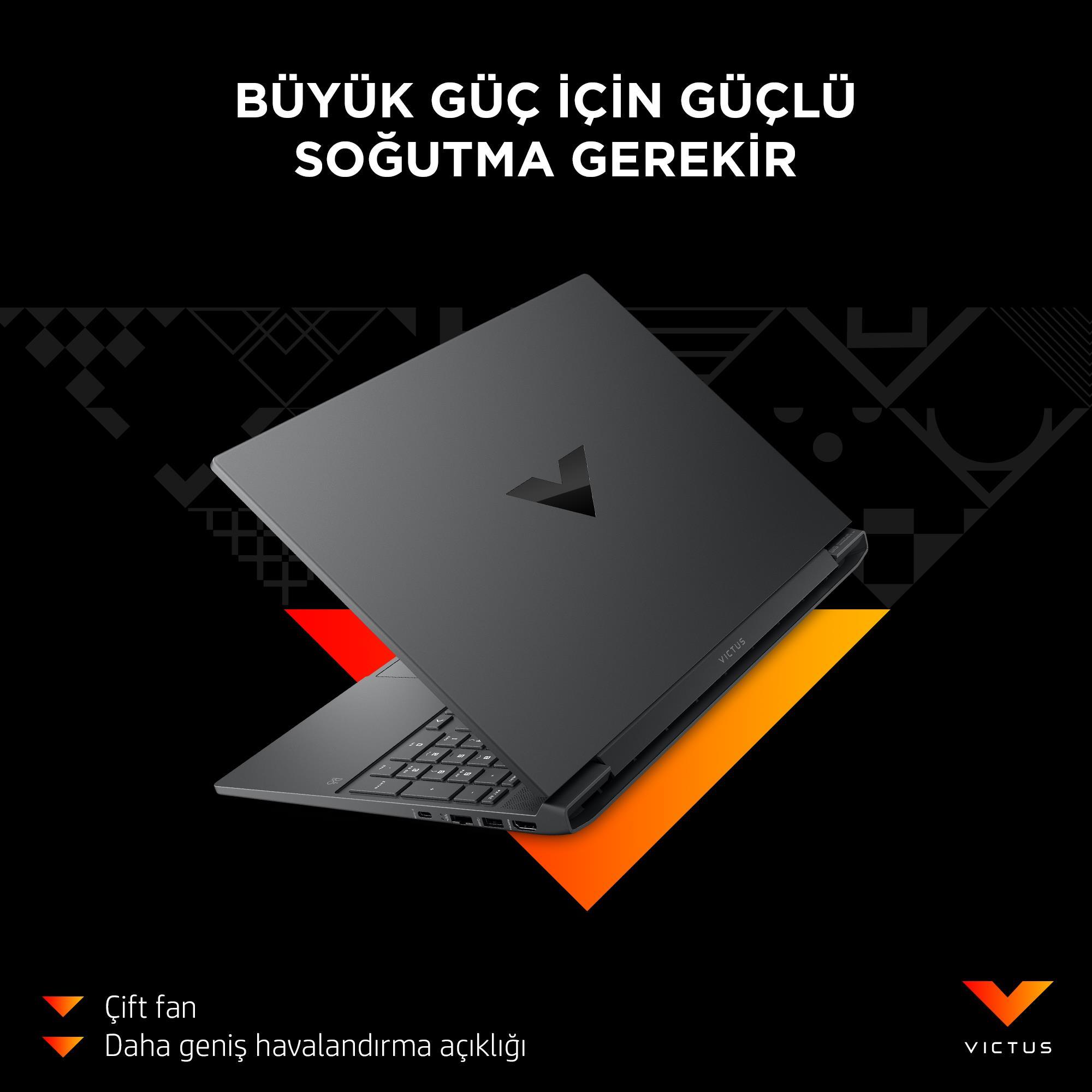 HP Victus B82WJEA AMD R5 8645HS 16GB 512GB SSD RX6550M-4GB Freedos 15.6