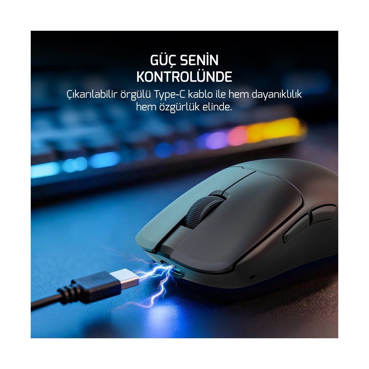 Radus 12.000DPI Triple Mode (Kablolu/bluetooth/2.4g) Gaming Mouse SİYAH