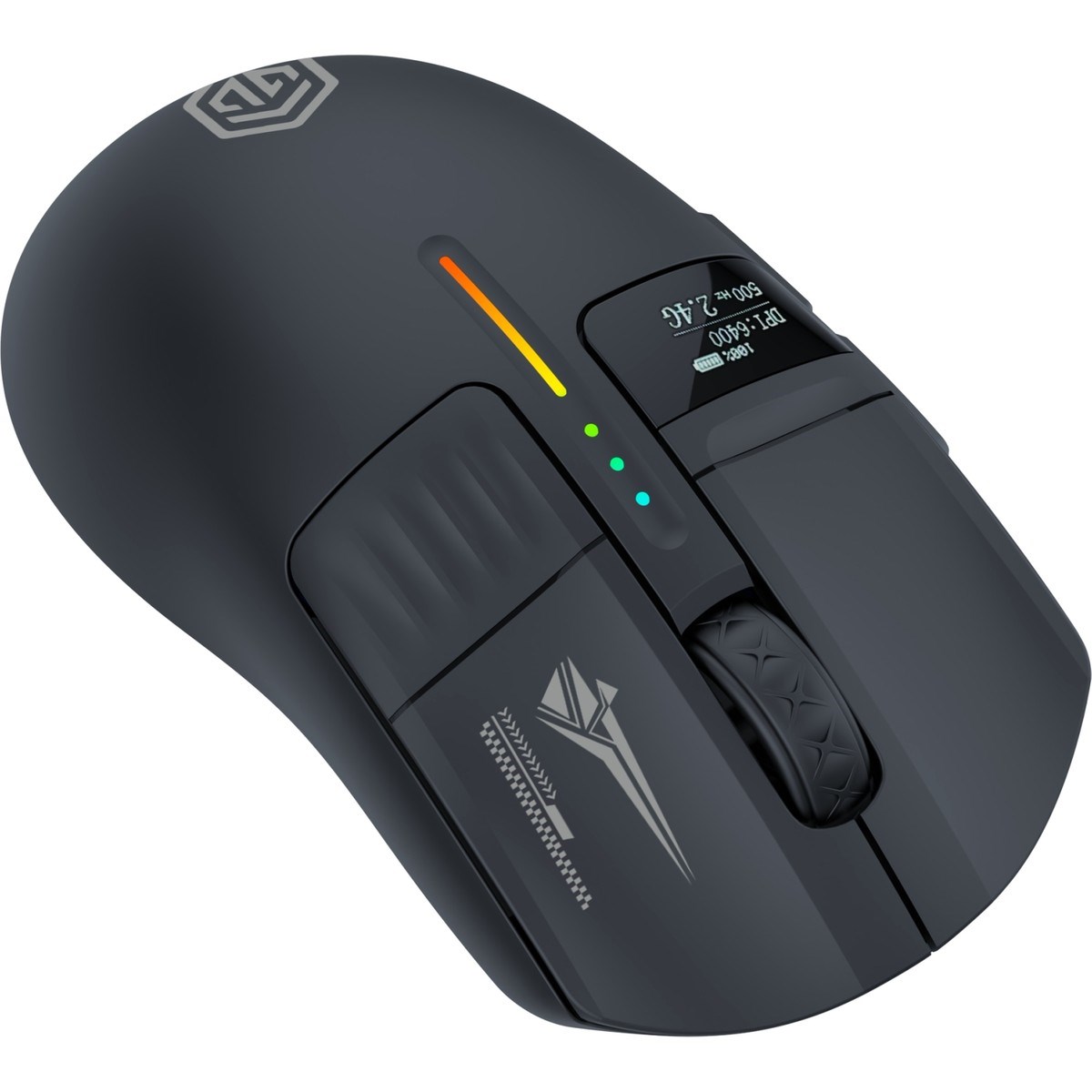 GAMEBOOSTER Sway Rgb 24000DPI OLED Triple Mode Siyah Gaming Mouse