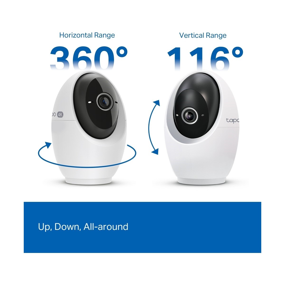 TP-LİNK Tapo C260 | Akıllı Wi-Fi Güvenlik Kamerası | 4K 8mp | Yüz Tanıma | Aı Algılama | Gelişmiş Gece Görüşü | Fiziksel Gizlilik | 360° Görüntüleme | Çift Yönlü Ses | Microsd & Bulut Destekli