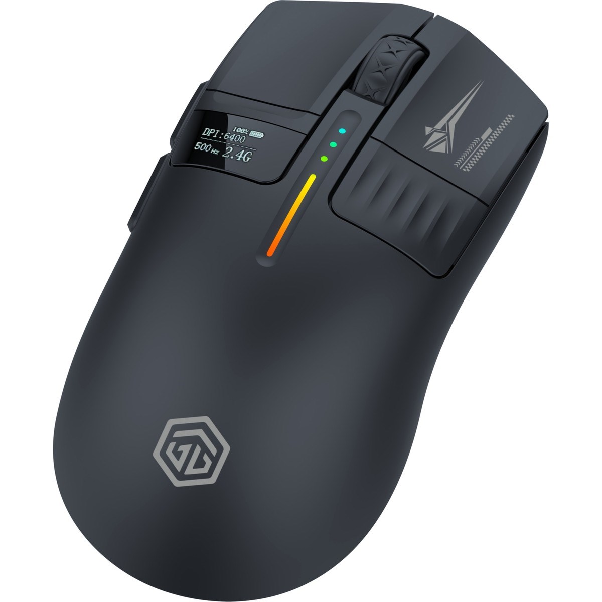 GAMEBOOSTER Sway Rgb 24000DPI OLED Triple Mode Siyah Gaming Mouse