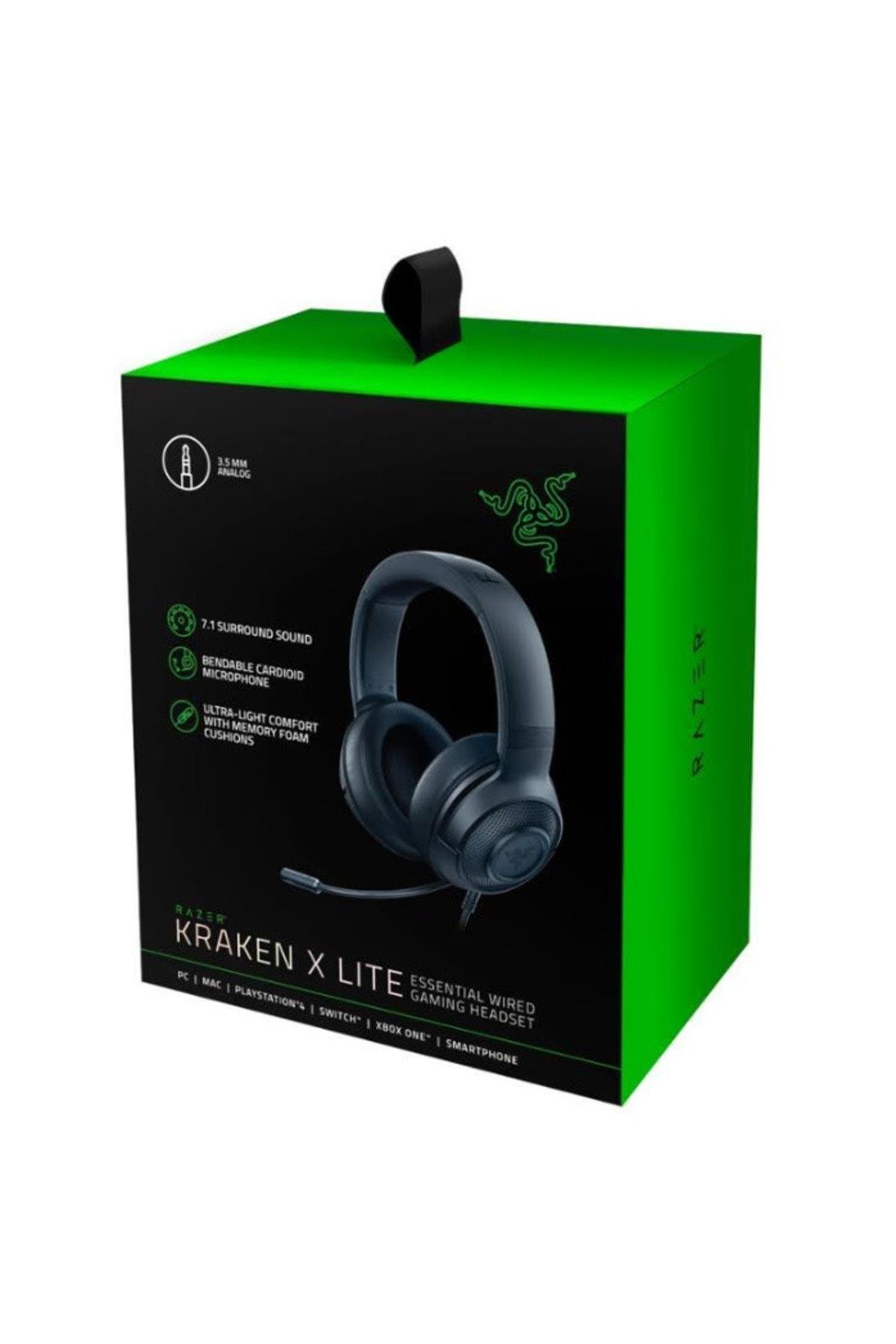 Razer Kraken X Lite 7.1 Surround Mikrofonlu Kablolu Gaming Kulaklık RZ04-02950100-R381