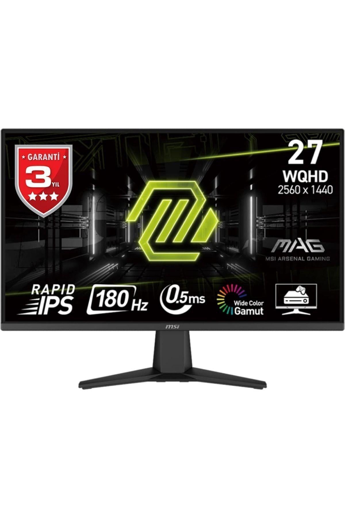 MAG 275QF 27 2560x1440 180Hz 0.5ms HDMI DP Adaptive Sync Gaming Monitör