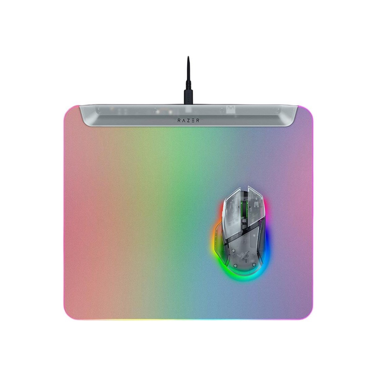 RAZER Firefly V2 Pro Mousepad Phantom White Edition