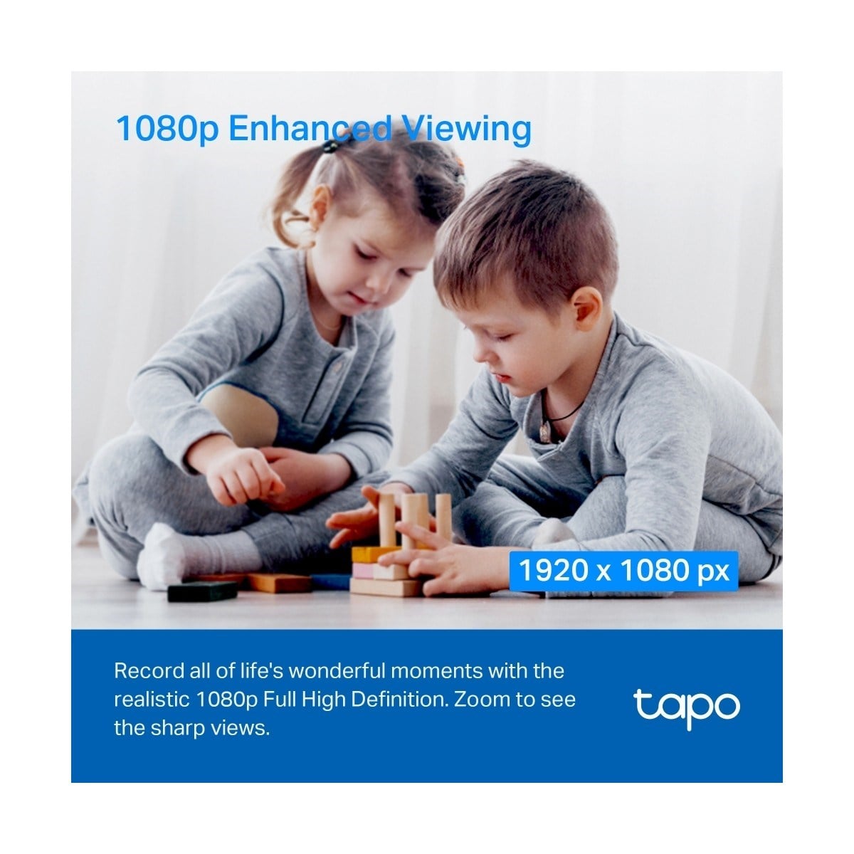 TP-LİNK Tapo C200 | Akıllı Wi-Fi Güvenlik Kamerası | 1080P Full HD | 360° Hareket Takibi | 9m Gece Görüşü | Çift Yönlü Ses | Alarm | Bebek Ağlaması Tespiti | Bulut/SD Kart Depolama | Anlık Uyarılar
