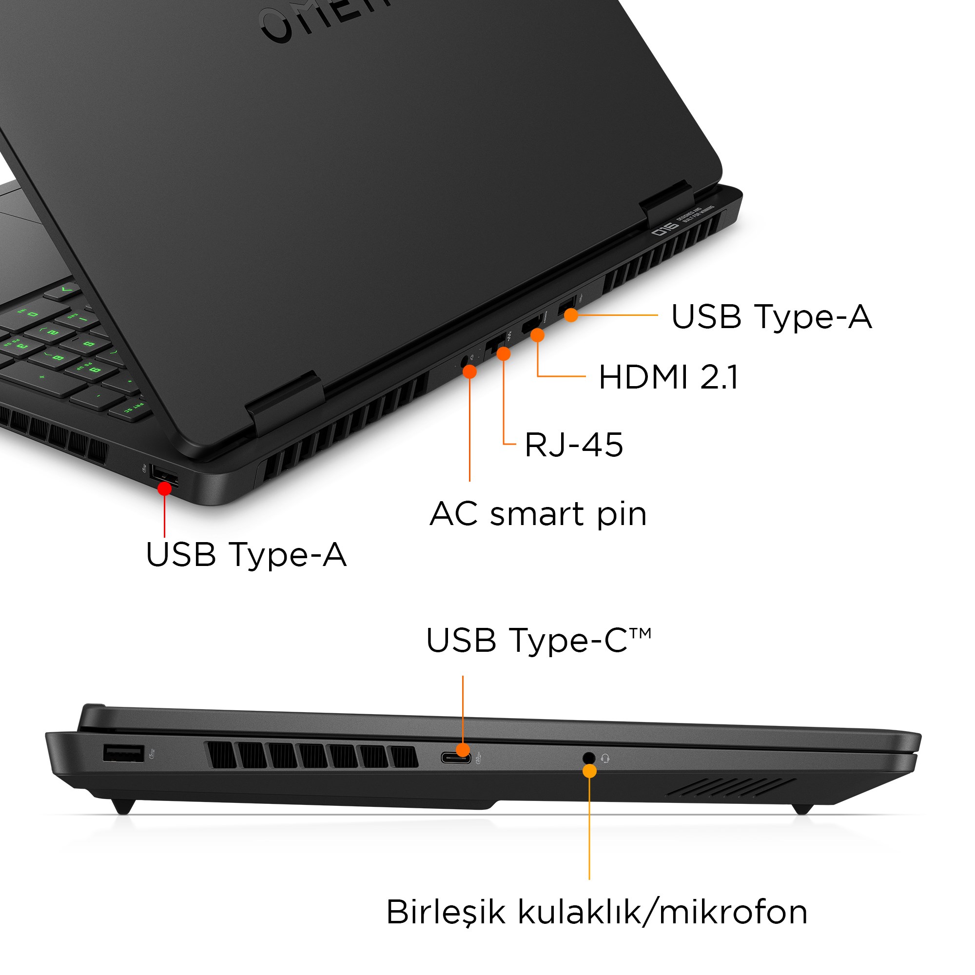 HP Omen BQ1Y6EA Intel Core Ultra 7 255H 32GB 1TB SSD RTX5070-8GB Freedos 16