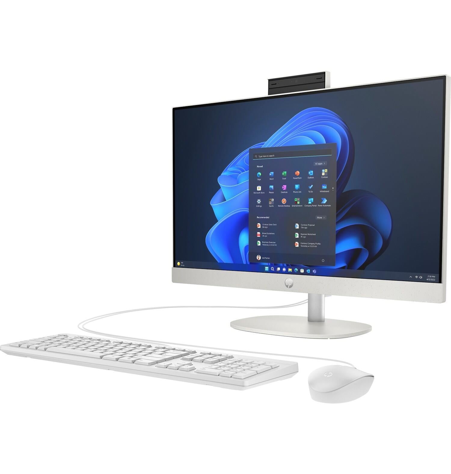 HP Proone 240 G10 A54Tjet Intel i3-N300 8GB RAM 256Gb SSD 23.8'' W11H Beyaz All-In One Desktop