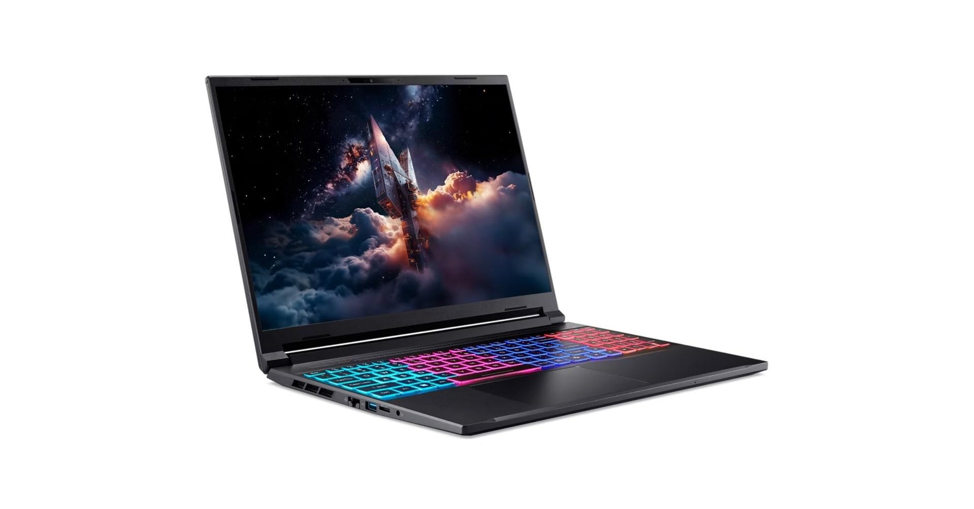 Acer Nitro 16S NH.U07EY.001-32 Ryzen AI 9 365 32GB 1TB SSD RTX5070Tİ-12GB 180Hz 16 WQXGA Dos Taşınabilir Bilgisayar