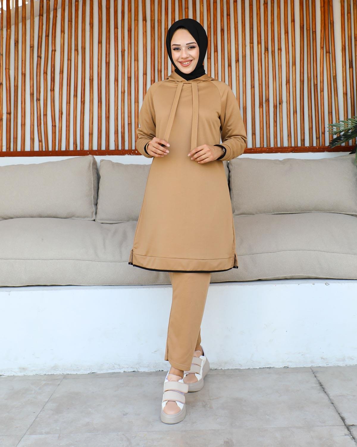 Tesettür Eşofman Takımı Modelleri - Tesettür Kombin - Affanmoda.com