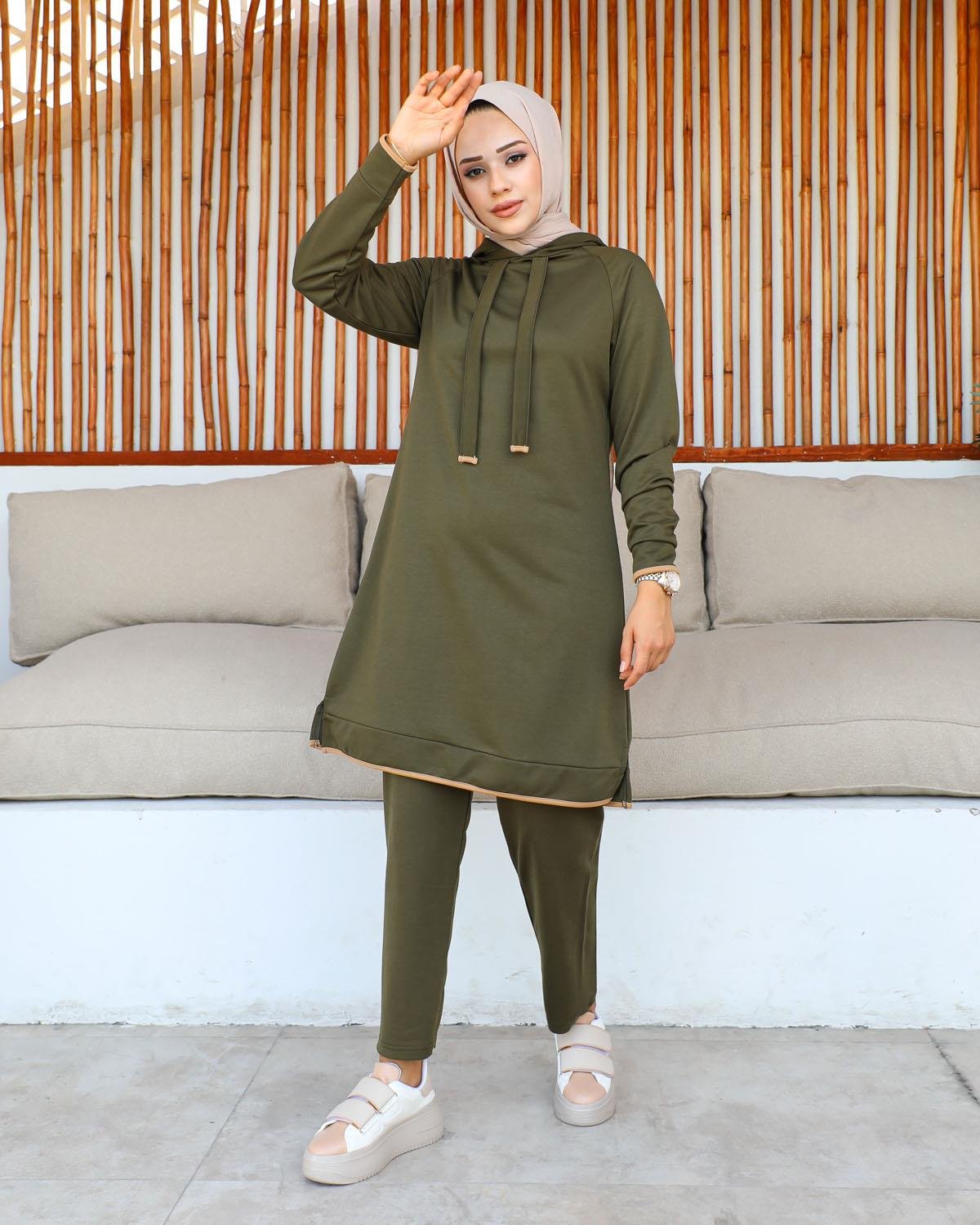 Tesettür Eşofman Takımı Modelleri - Tesettür Kombin - Affanmoda.com