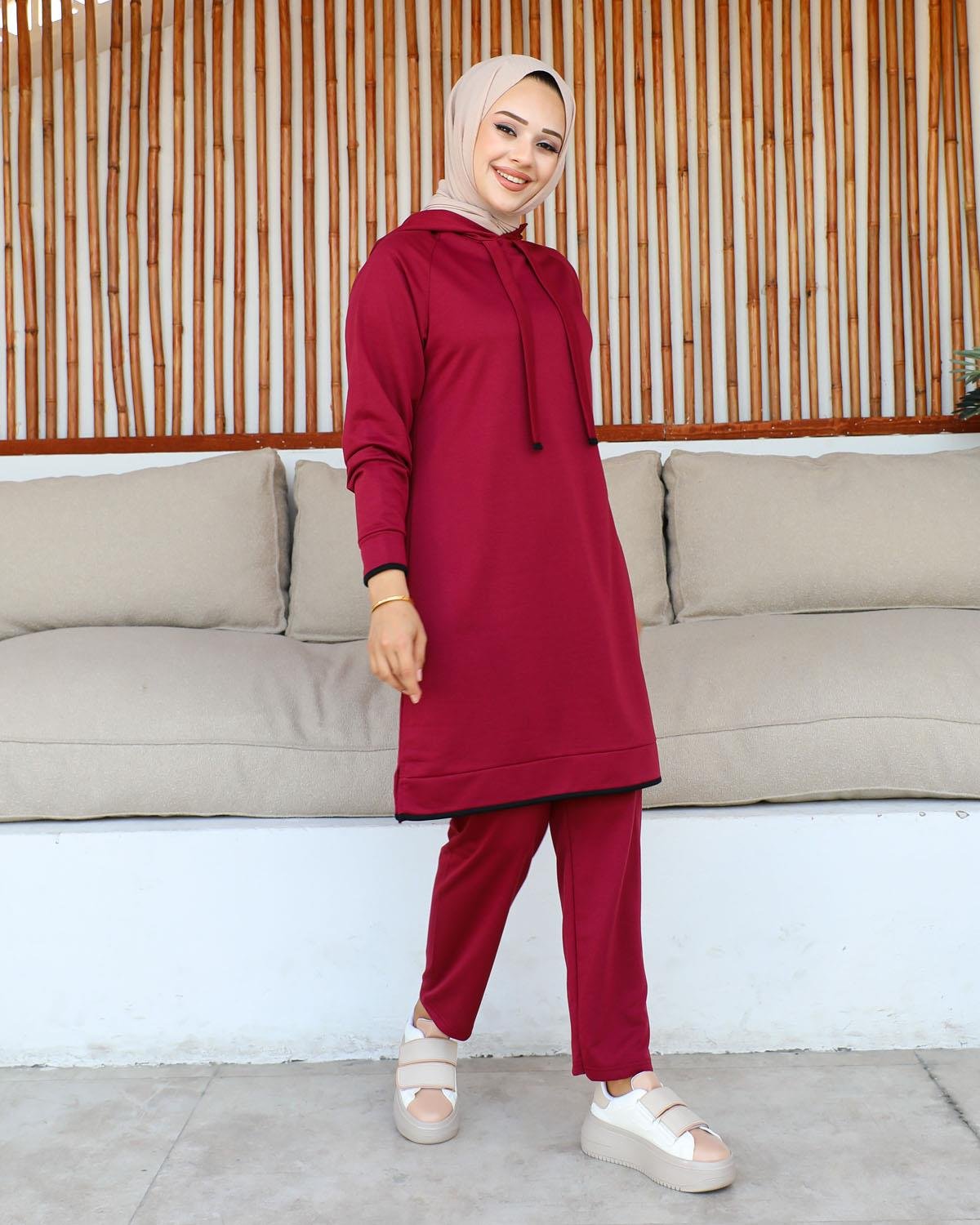 Tesettür Eşofman Takımı Modelleri - Tesettür Kombin - Affanmoda.com