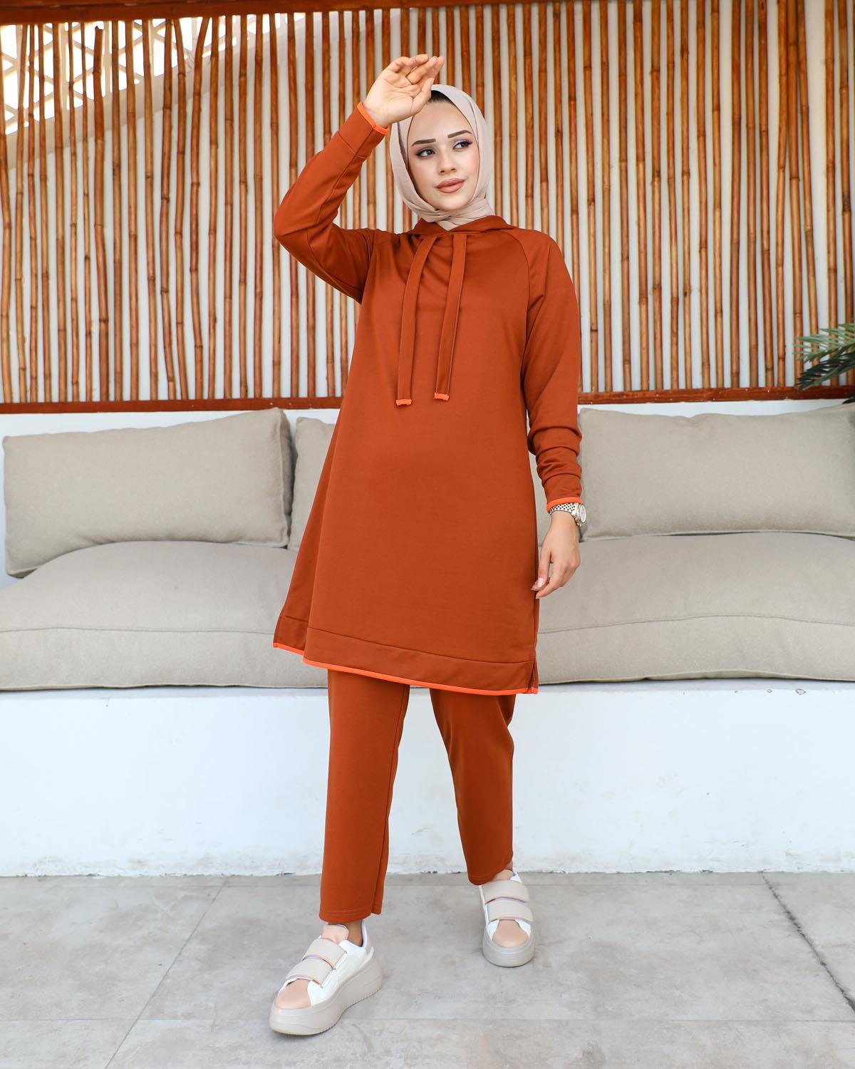 Tesettür Eşofman Takımı Modelleri - Tesettür Kombin - Affanmoda.com