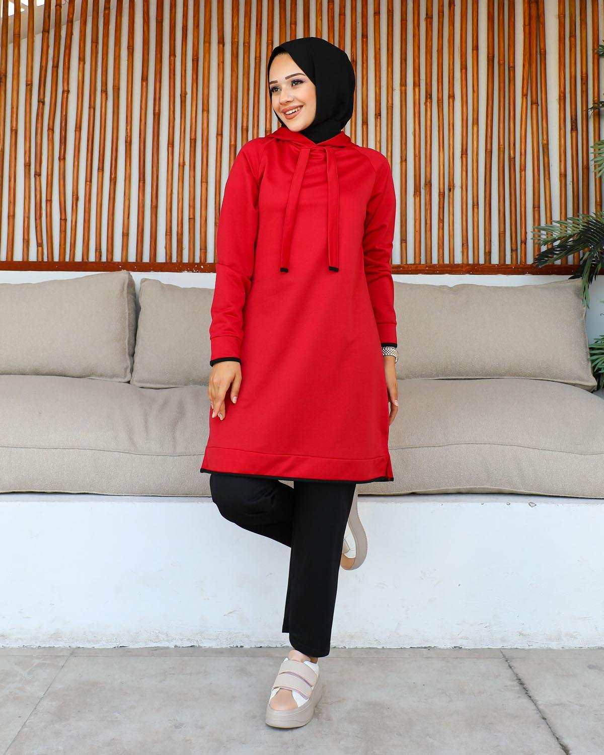 Tesettür Eşofman Takımı Modelleri - Tesettür Kombin - Affanmoda.com