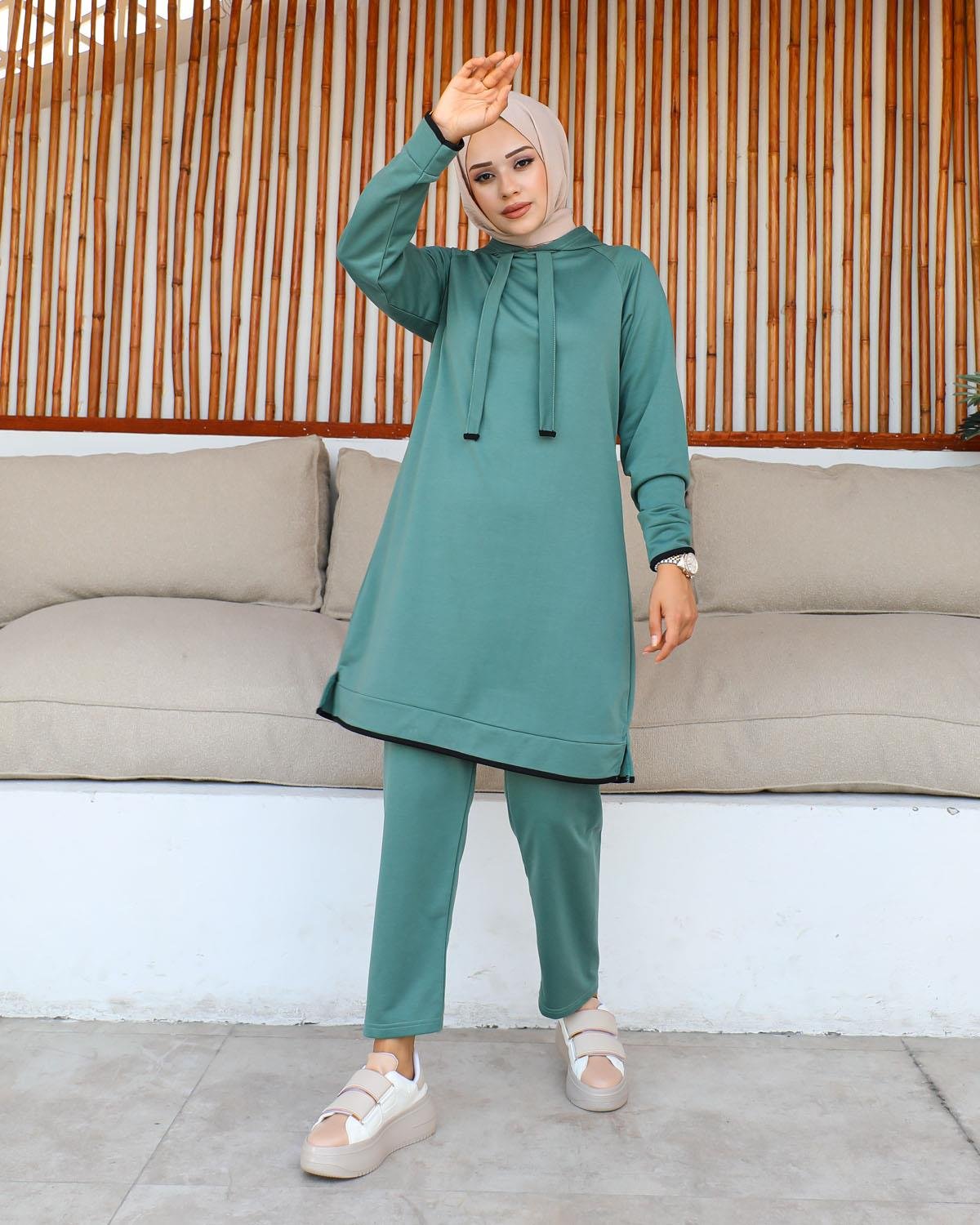 Tesettür Eşofman Takımı Modelleri - Tesettür Kombin - Affanmoda.com