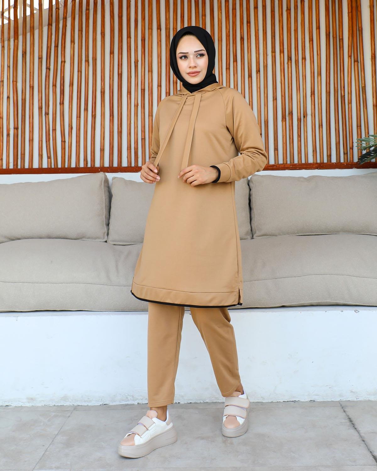 Tesettür Eşofman Takımı Modelleri - Tesettür Kombin - Affanmoda.com