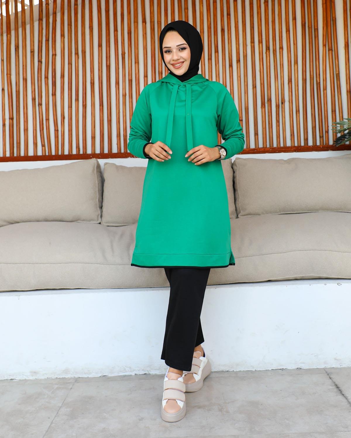 Tesettür Eşofman Takımı Modelleri - Tesettür Kombin - Affanmoda.com