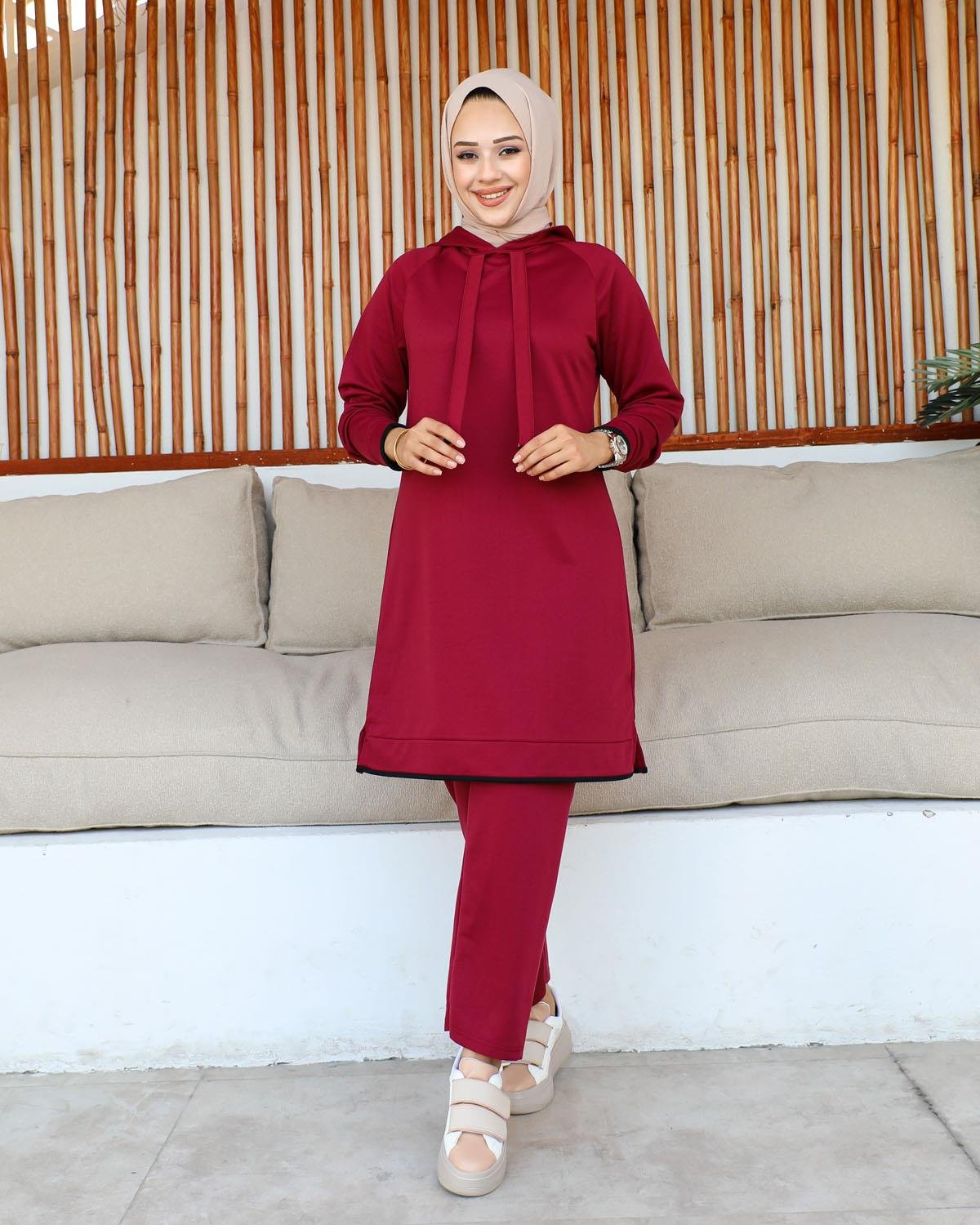 Tesettür Eşofman Takımı Modelleri - Tesettür Kombin - Affanmoda.com