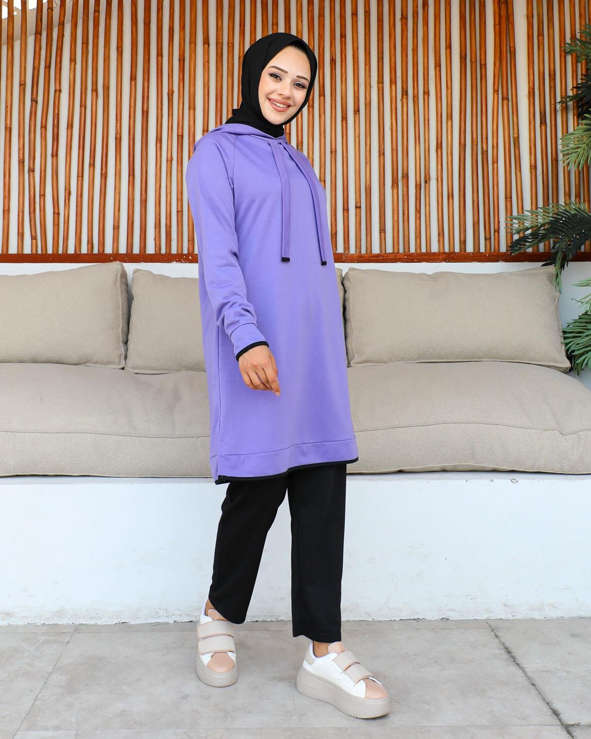 Tesettür Eşofman Takımı Modelleri - Tesettür Kombin - Affanmoda.com