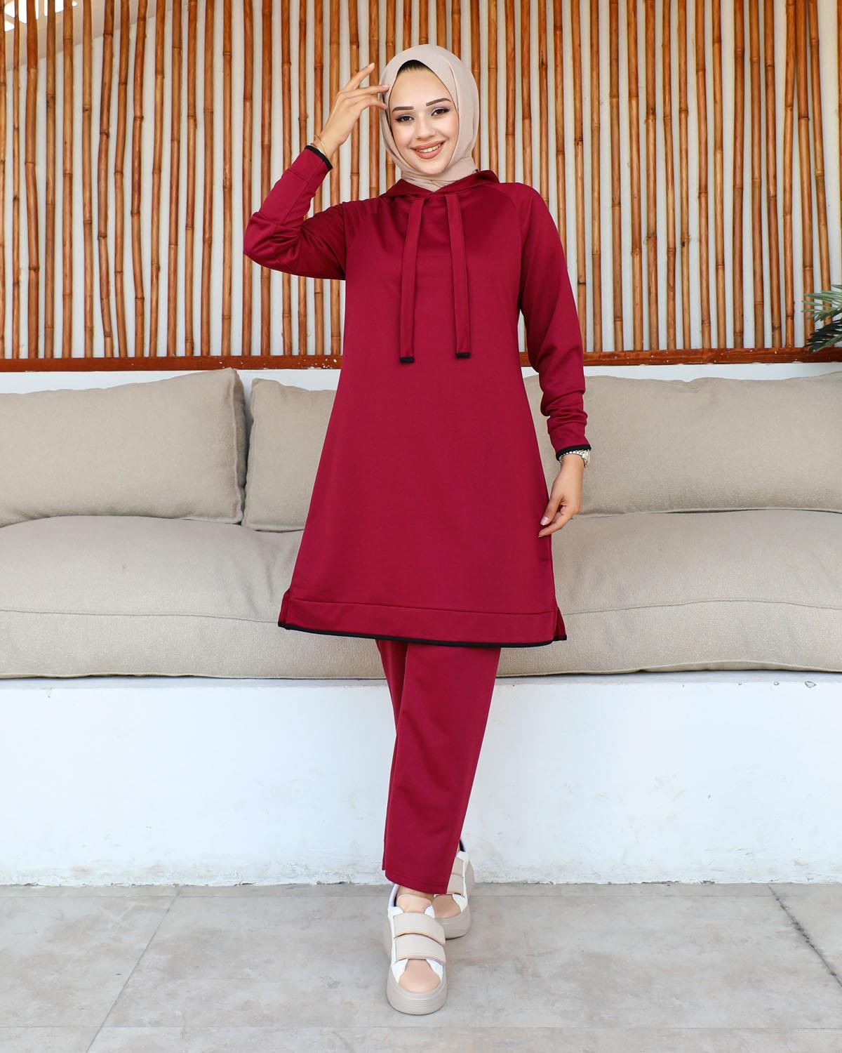 Tesettür Eşofman Takımı Modelleri - Tesettür Kombin - Affanmoda.com