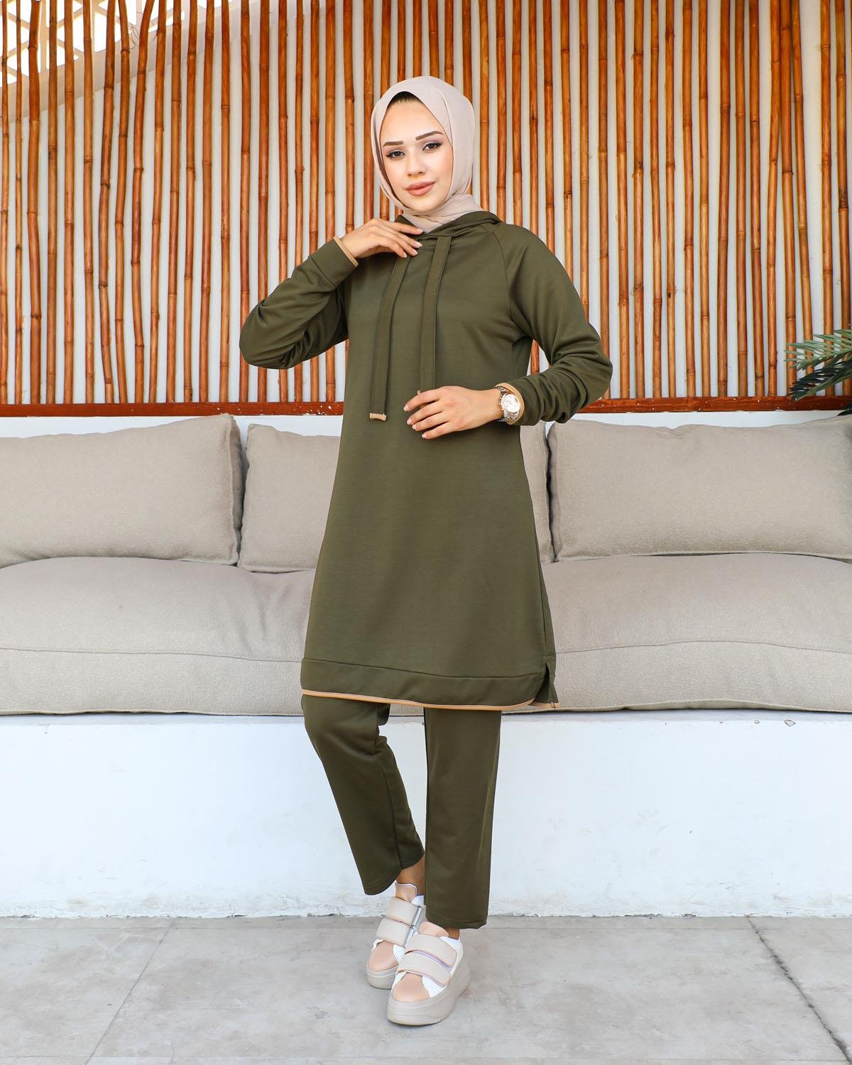 Tesettür Eşofman Takımı Modelleri - Tesettür Kombin - Affanmoda.com