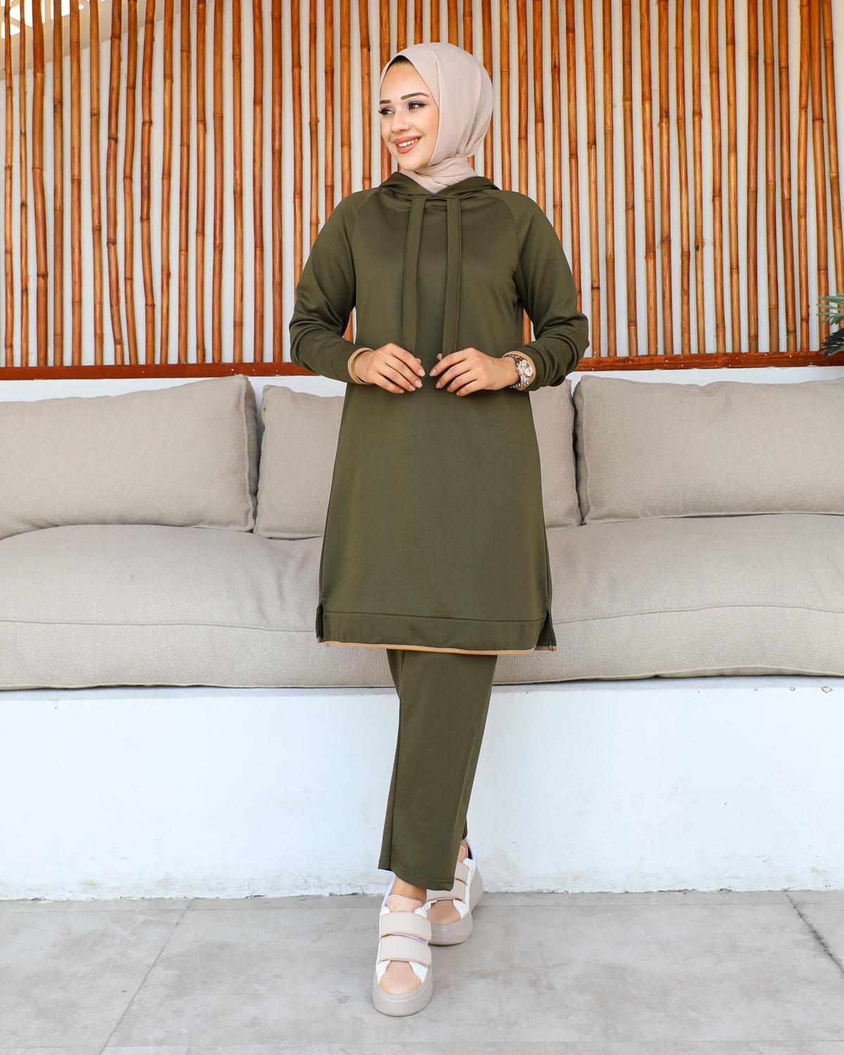 Tesettür Eşofman Takımı Modelleri - Tesettür Kombin - Affanmoda.com